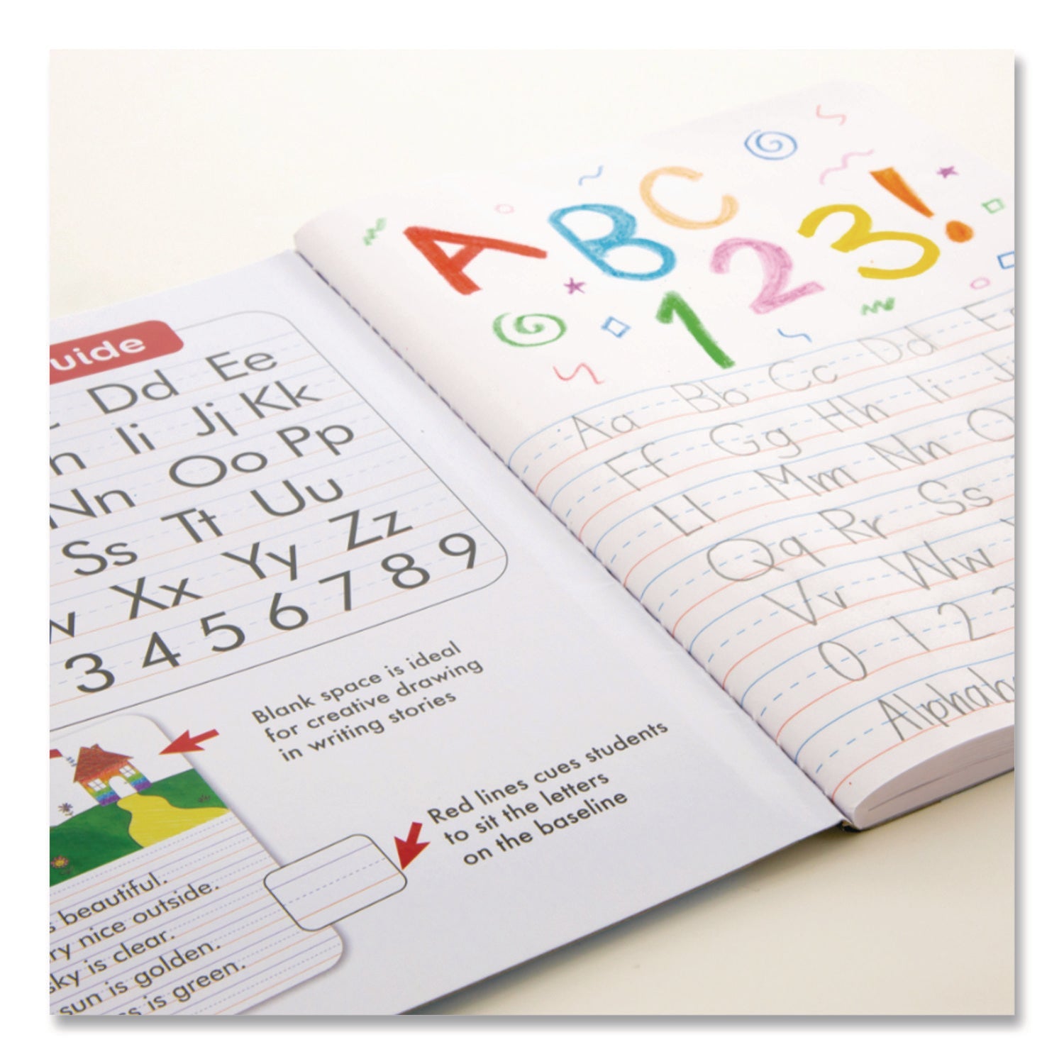 BAZIC® Products Composition Books, Quadrille Rule (5 sq/in), Green Marble Cover, (100) 9.75 x 7.5 Sheets