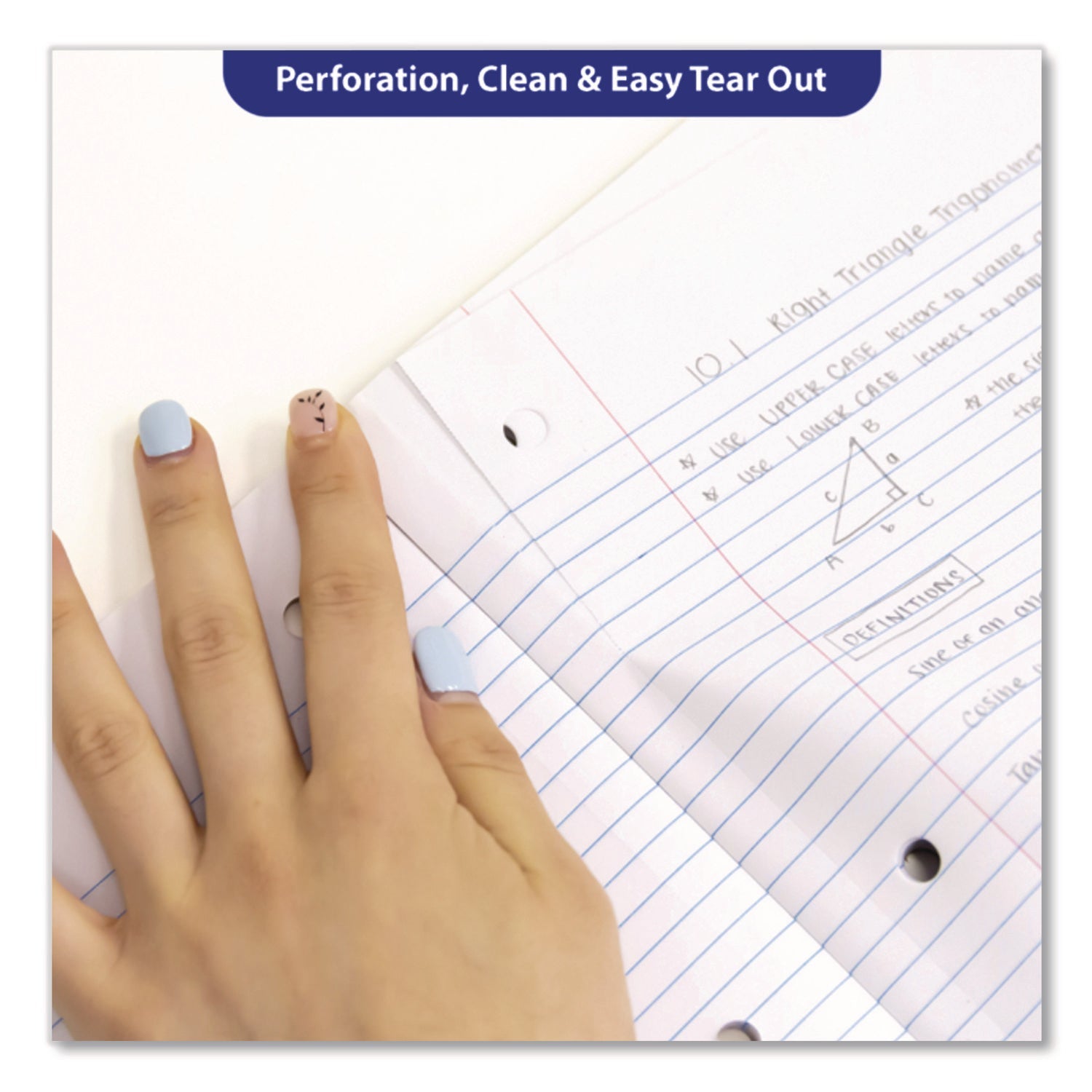 BAZIC® Products Wireless Notebooks, 1-Subject, Medium/College Rule, Randomly Assorted Cover Color, (80) 10.5 x 7.5 Sheets - Bloom Skins