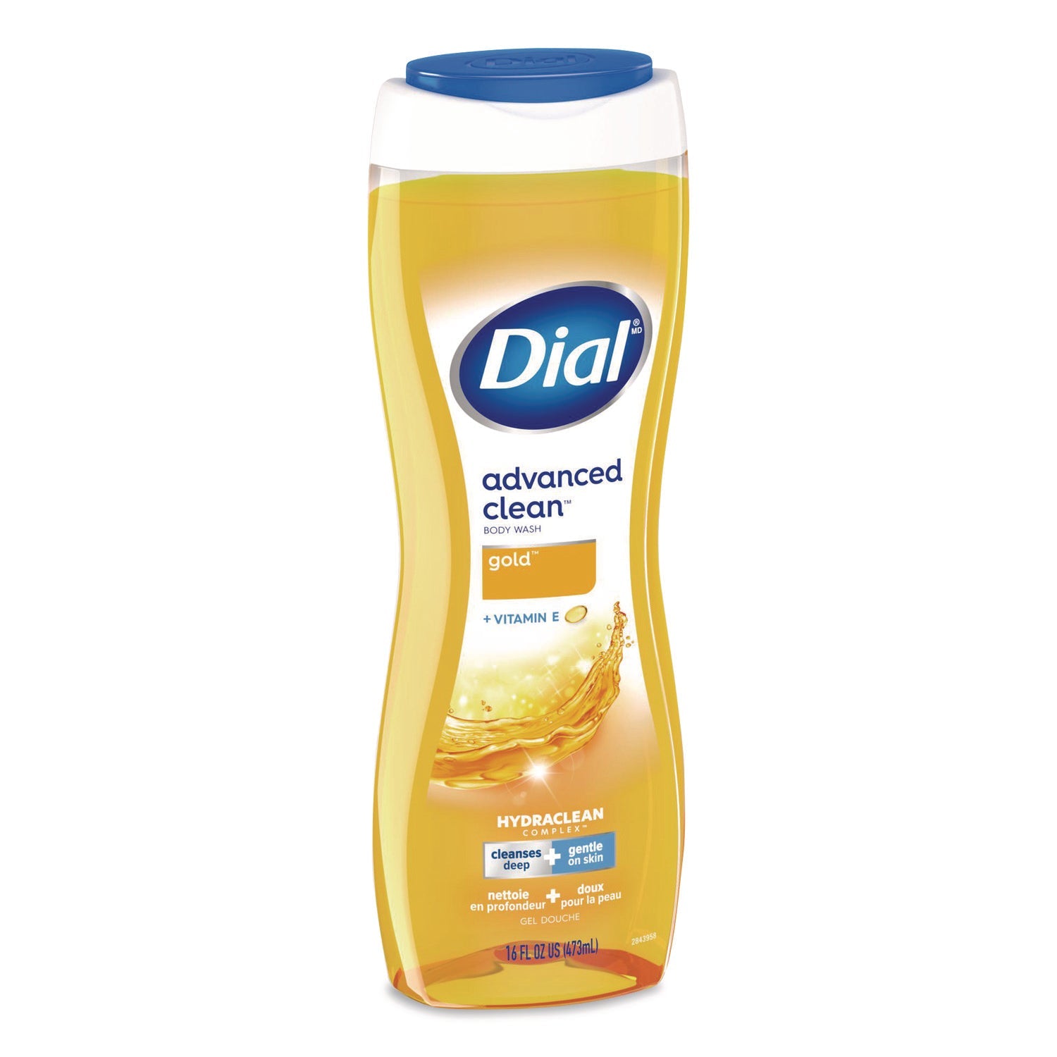 Dial® Body Wash Advanced Clean Gold, Original Gold, 16 oz, 6/Carton - Bloom Skins
