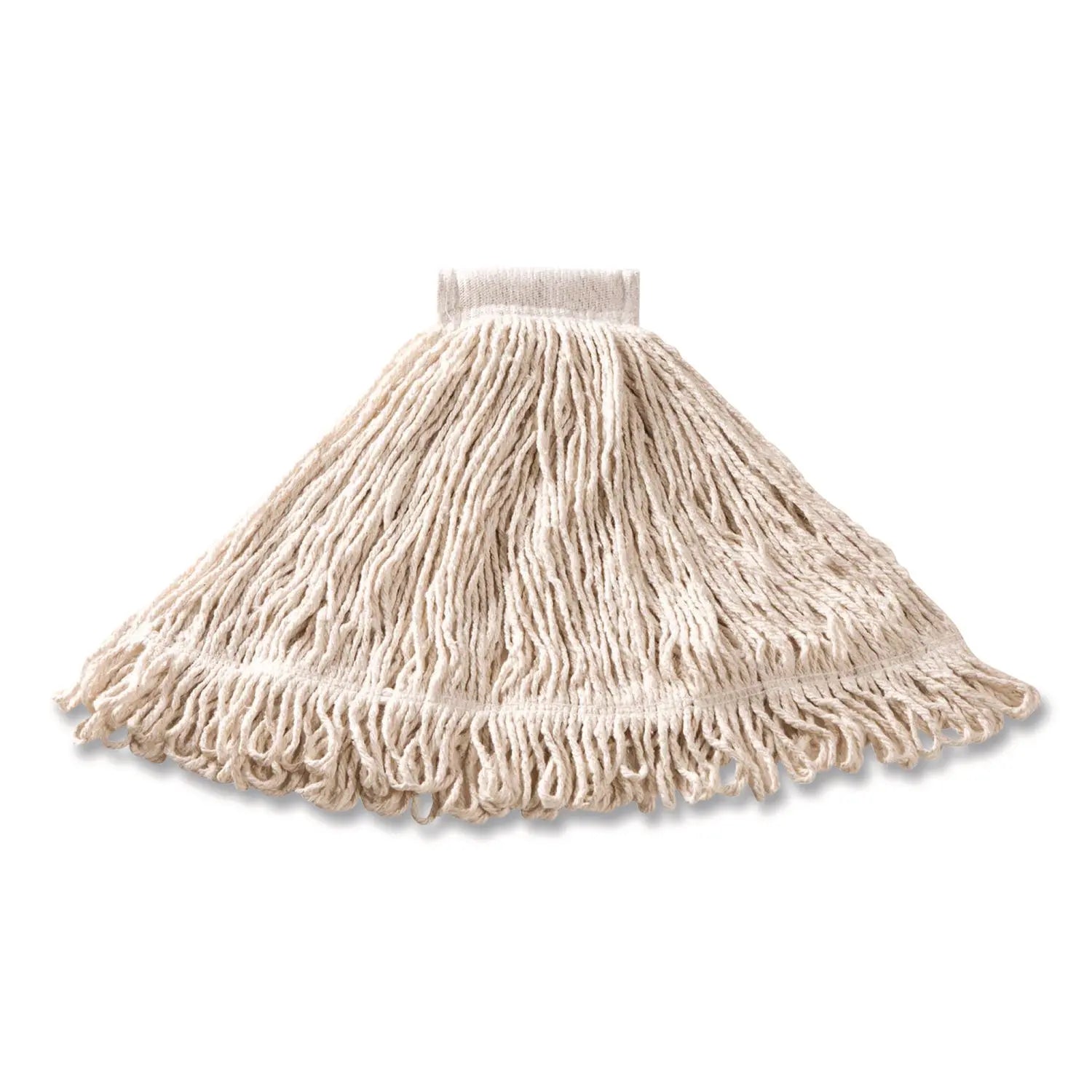 Rubbermaid® Commercial Super Stitch Blend Mop, Cotton/Synthetic, White