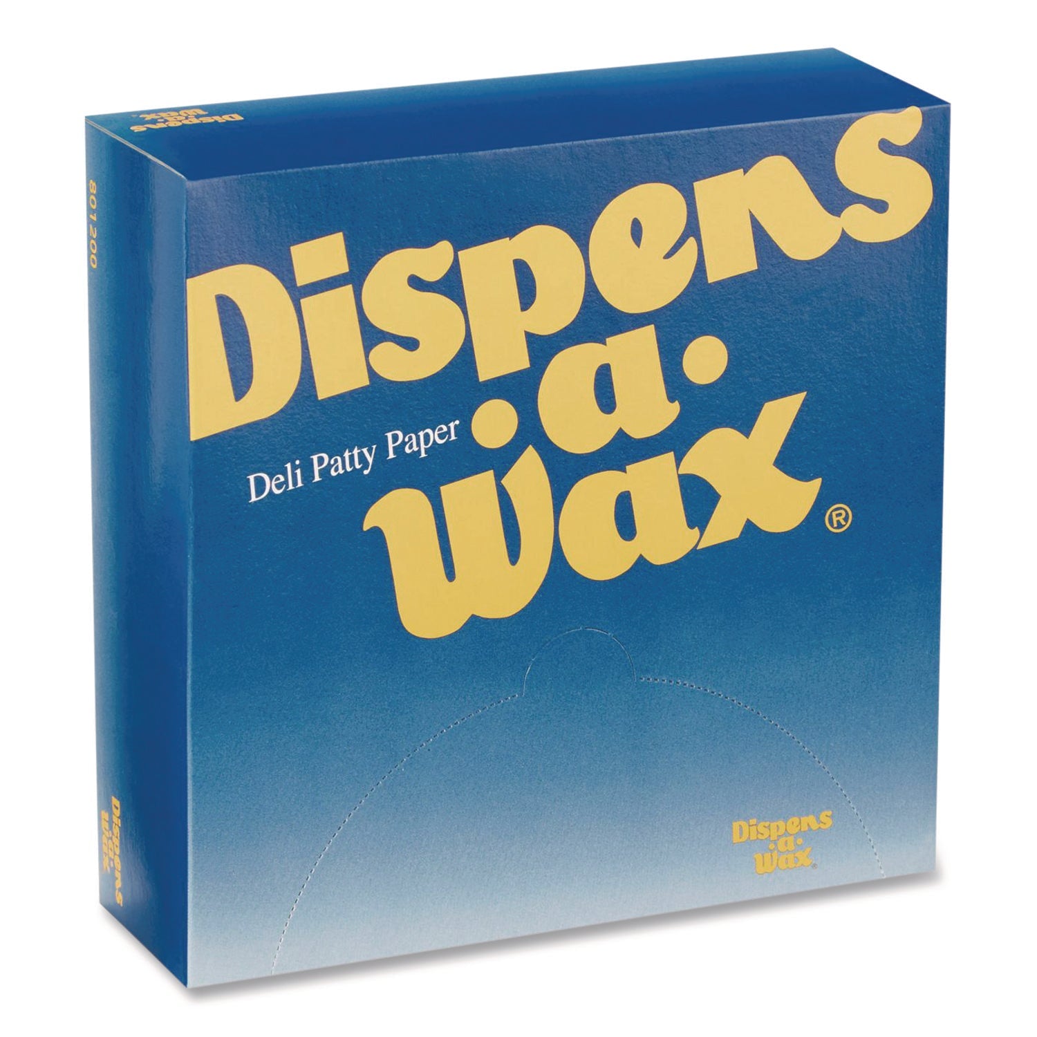 Dixie® Dispens-A-Wax Waxed Deli Patty Paper, 6 x 6, 1,000/Box, 10 Boxes/Carton
