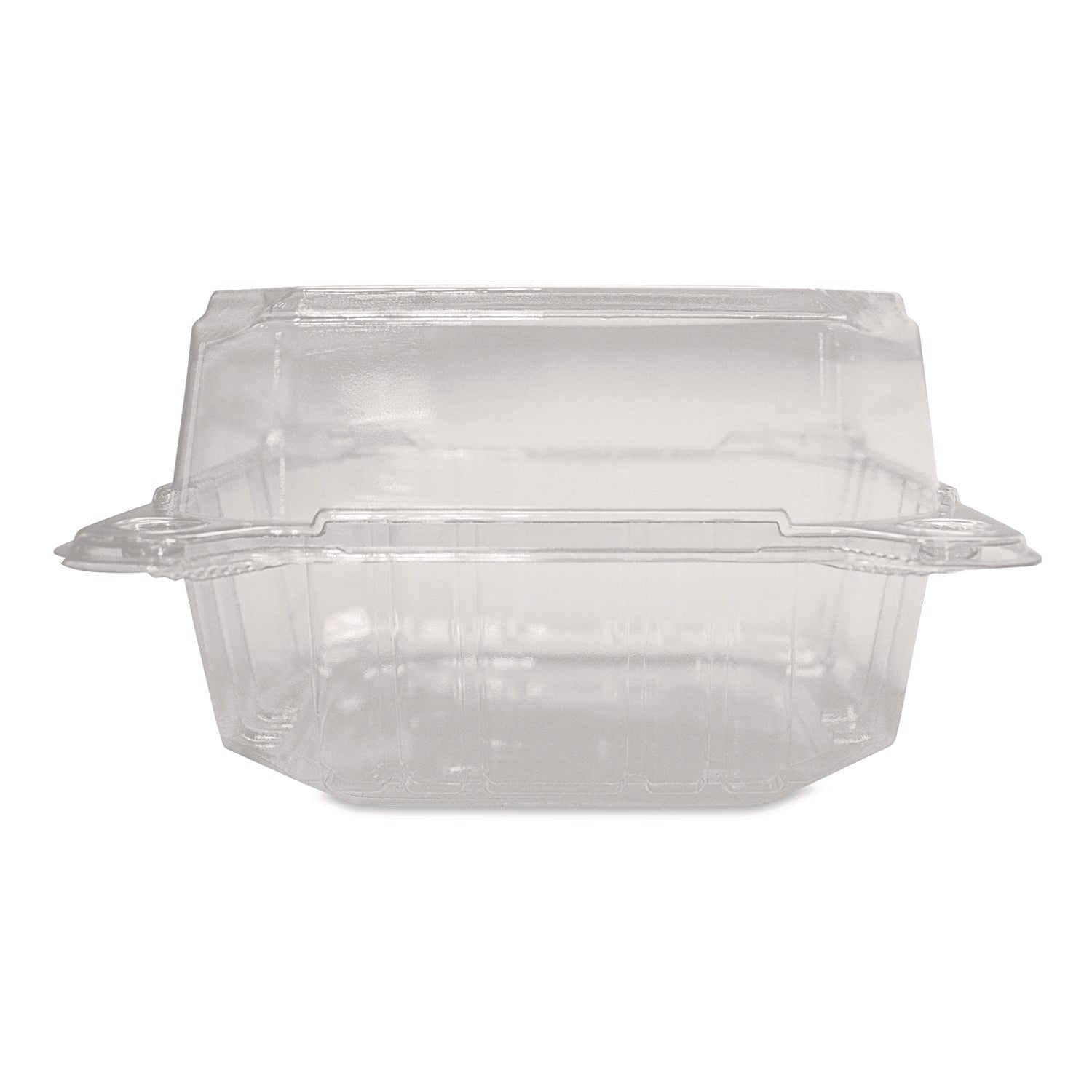 Karat® PET Plastic Hinged Container, 6 x 6 x 3.3, Clear, Plastic, 500/Carton