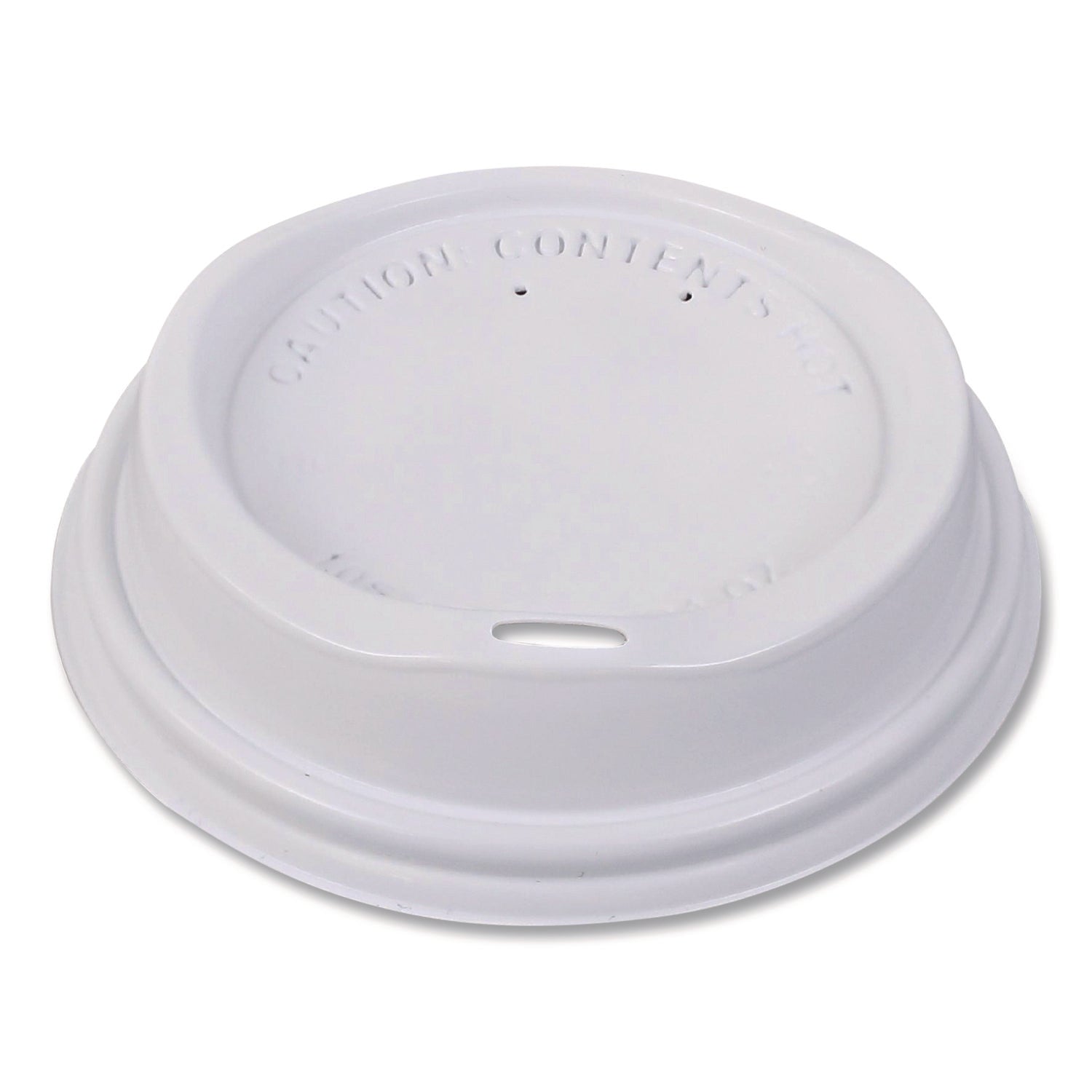 FLAVIA® Hot Beverage Paper Cup Lids 10 oz, Fits FLAVIA 10 oz Paper Cup, White, 100/Sleeve, 10 Sleeves/Carton