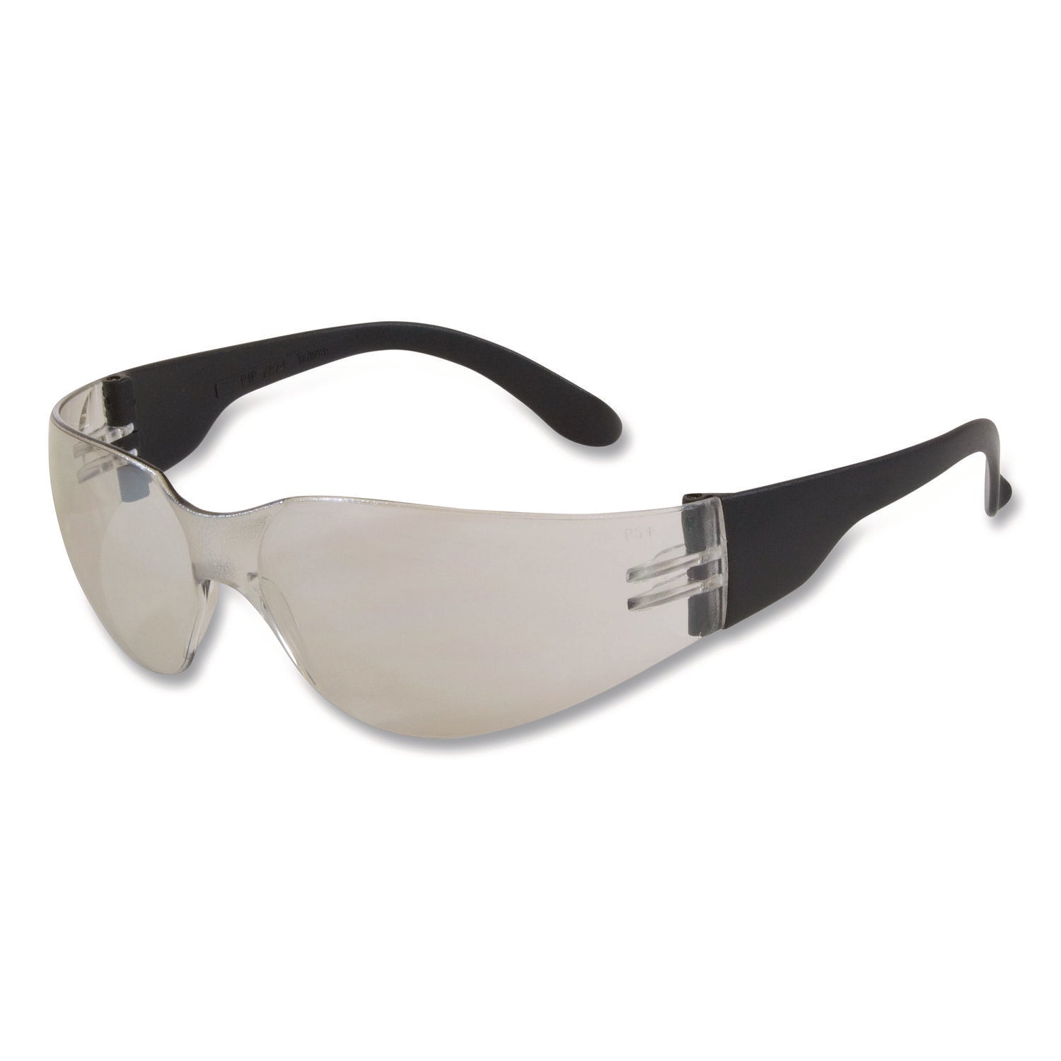 Bouton® Zenon Z12 Rimless Indoor/Outdoor Optical Eyewear, Scratch-Resistant, Black Plastic Frame, Clear Polycarbonate Lens