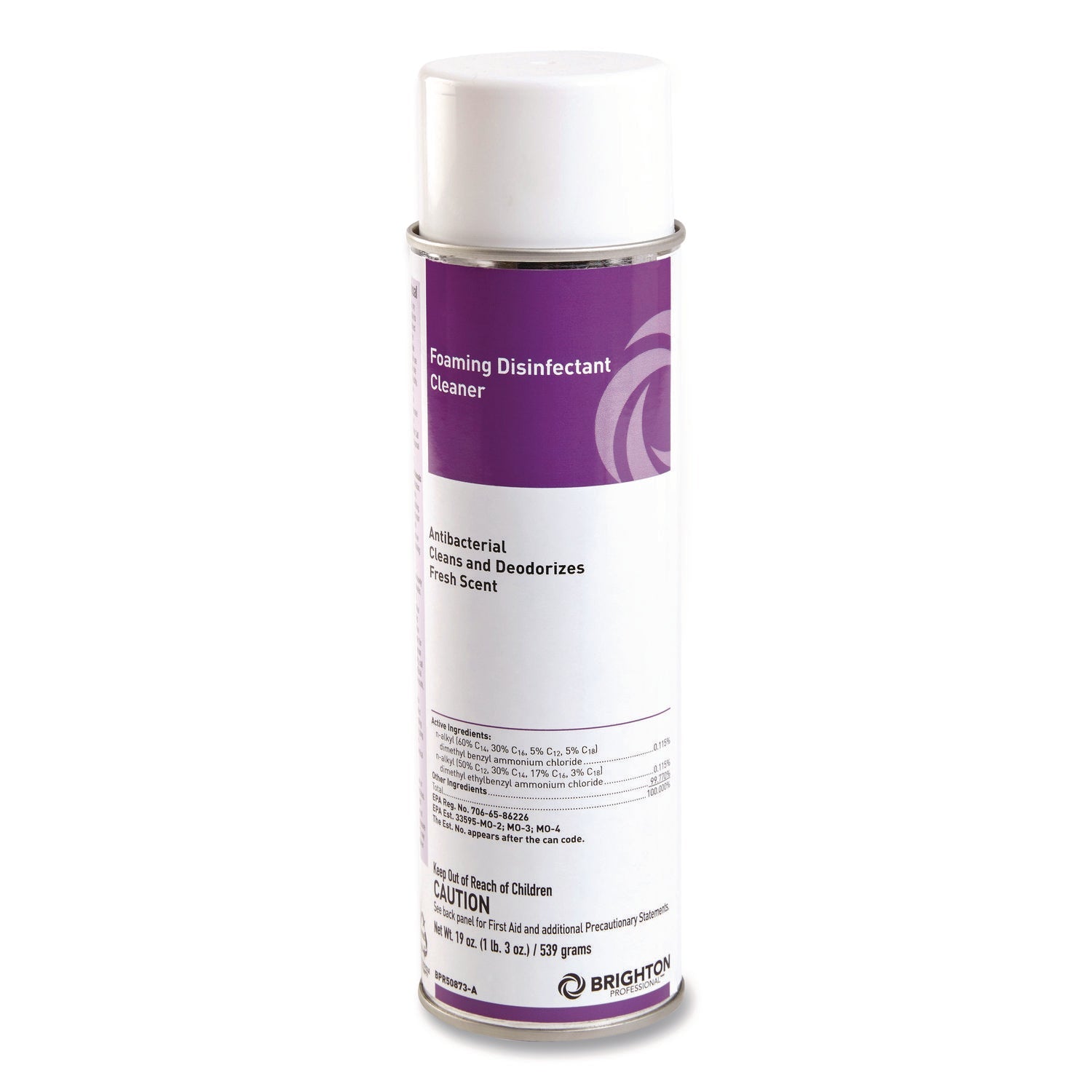 Brighton Professional™ All-Purpose Foaming Disinfectant Cleaner, 19 oz Aerosol Spray
