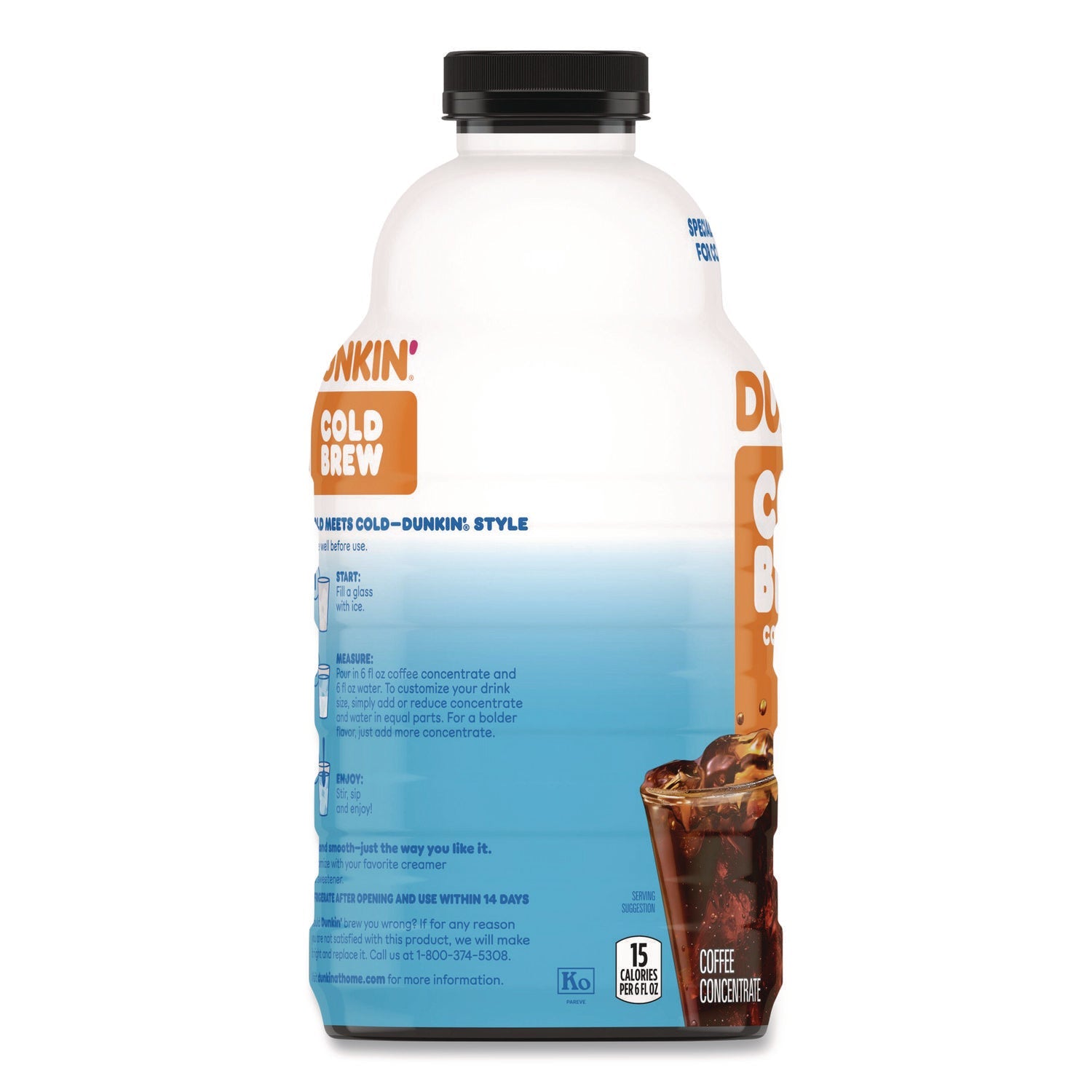Dunkin'® Cold Brew Coffee, 31 oz Bottle