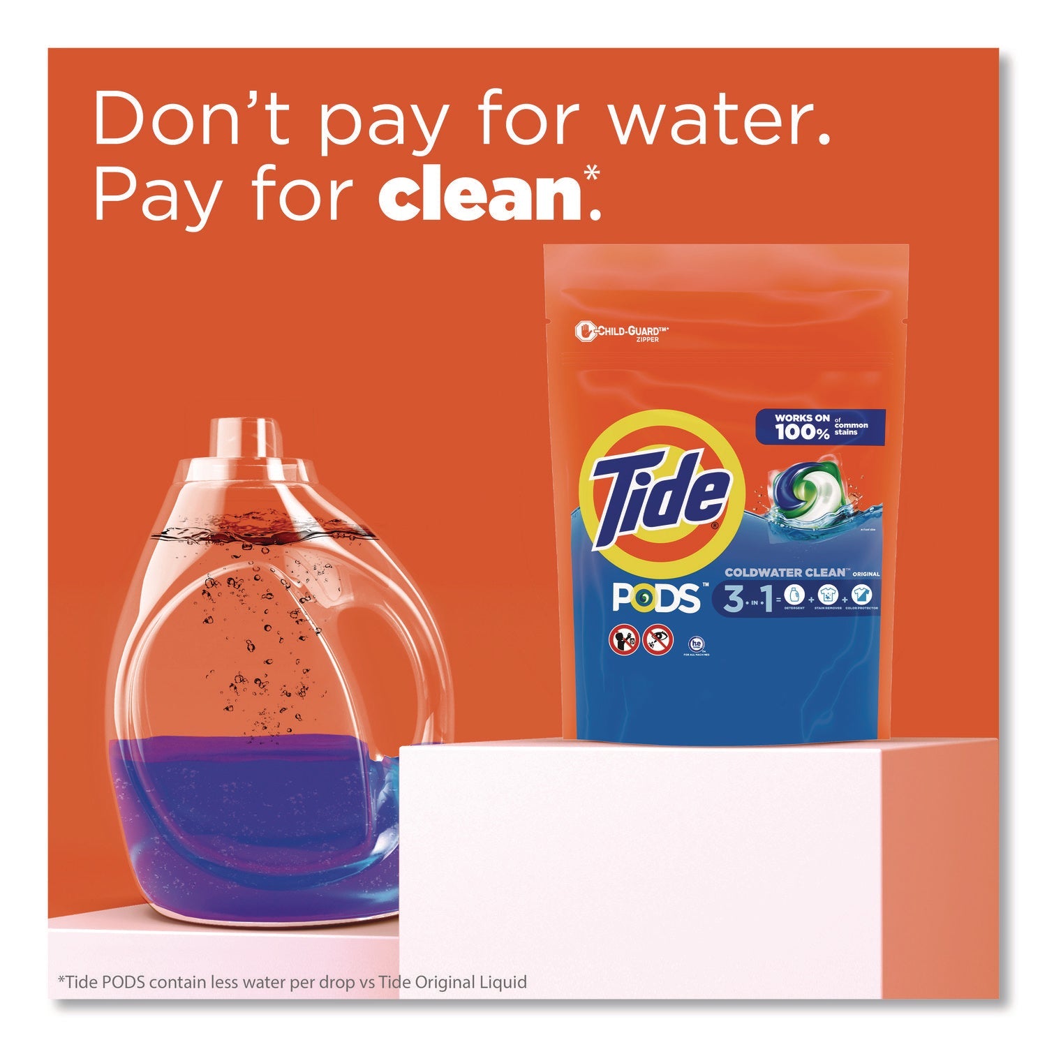 Tide® PODS Laundry Detergent, Pods, Tide Original, 112 Pods/Tub