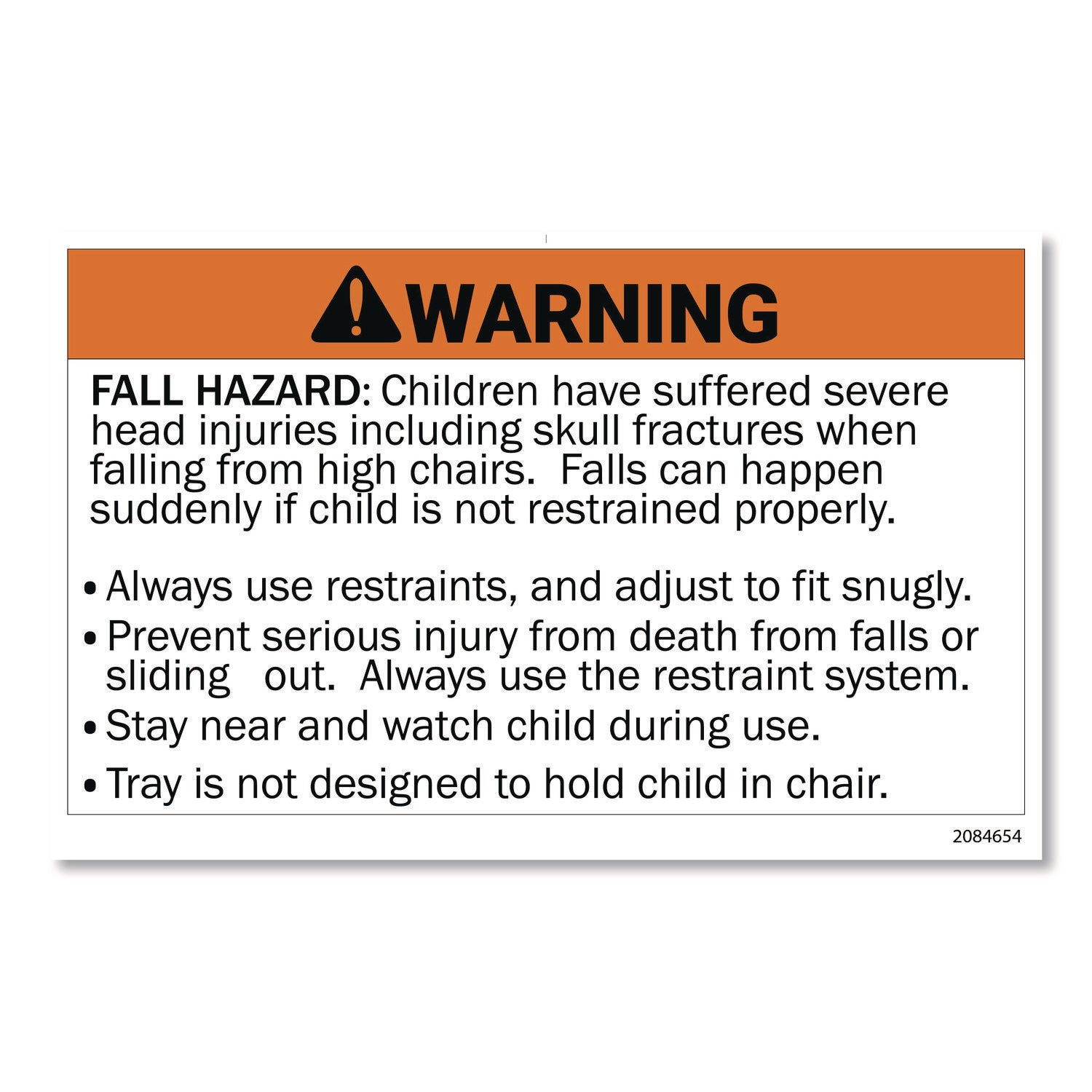 Rubbermaid® Commercial Sturdy Chair Youth Seat with Casters, Black