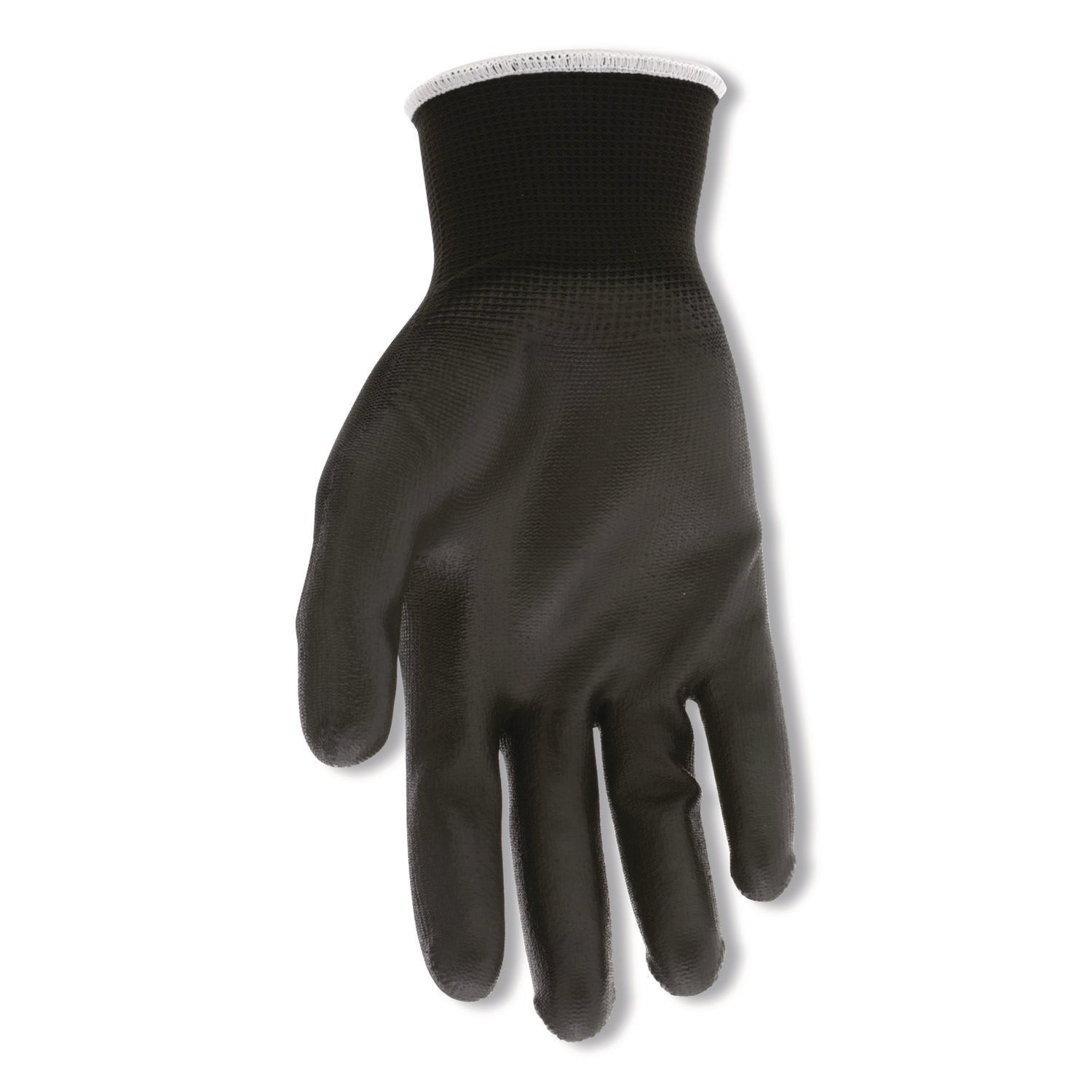 MCR™ Safety Work Gloves, Black, Medium, Dozen