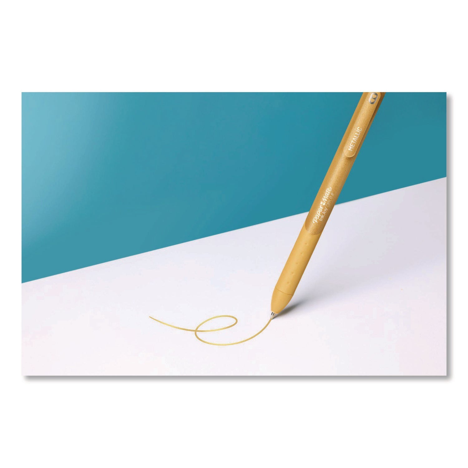 Paper Mate® InkJoy Metallic Gel Pen, Retractable, Medium 0.8 mm, Assorted Ink, Assorted Barrel, 10/Pack - Bloom Skins