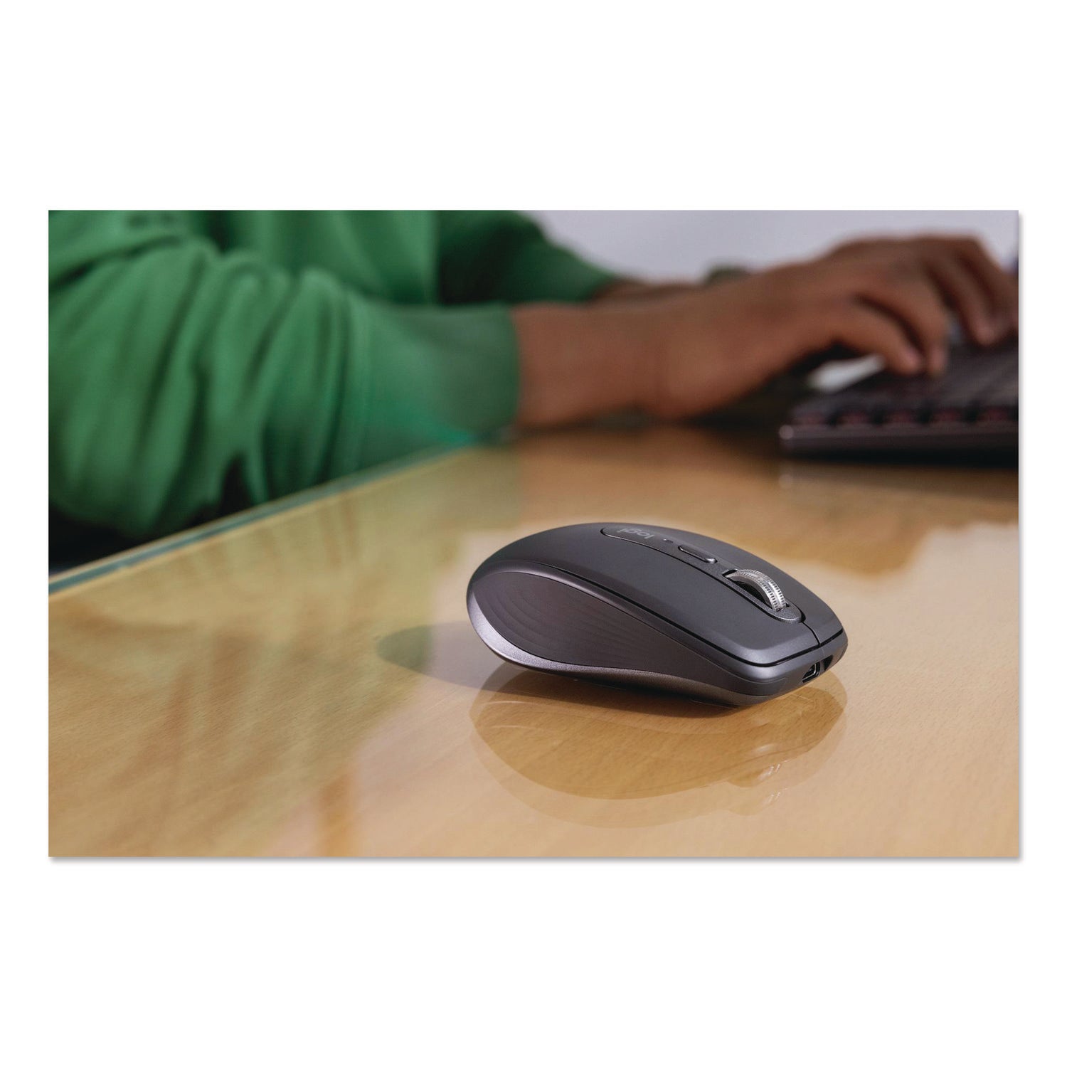 Logitech® MX Master 3S for Business Wireless Mouse, 33 ft Wireless Range, Right, Black