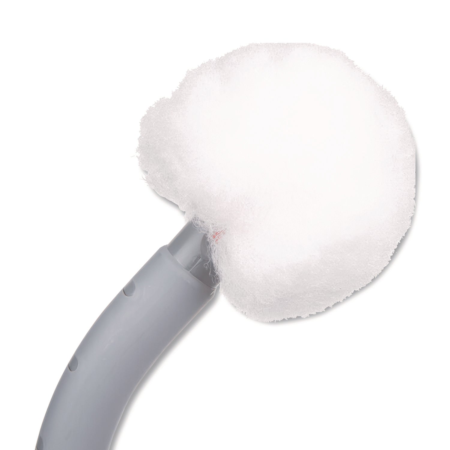 Unger® Toilet Bowl Swab, 26" Handle, Gray/Red/White