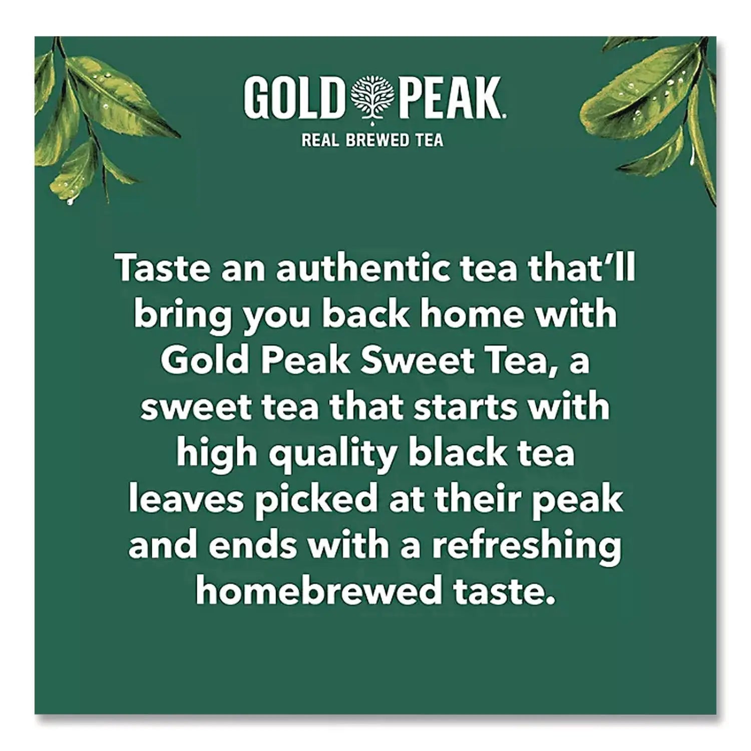Gold Peak Sweet Tea, 18.5 oz Bottle, 12/Carton