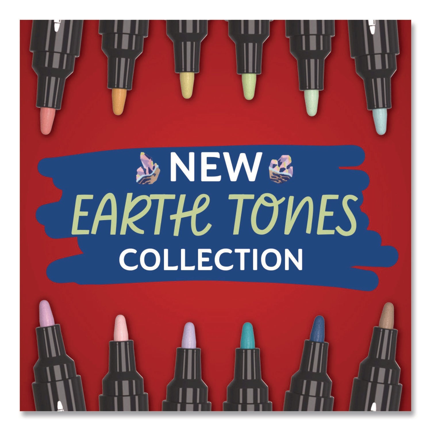 Sharpie® Creative Markers, Bullet Tip, Assorted Earth Tones, 12/Pack