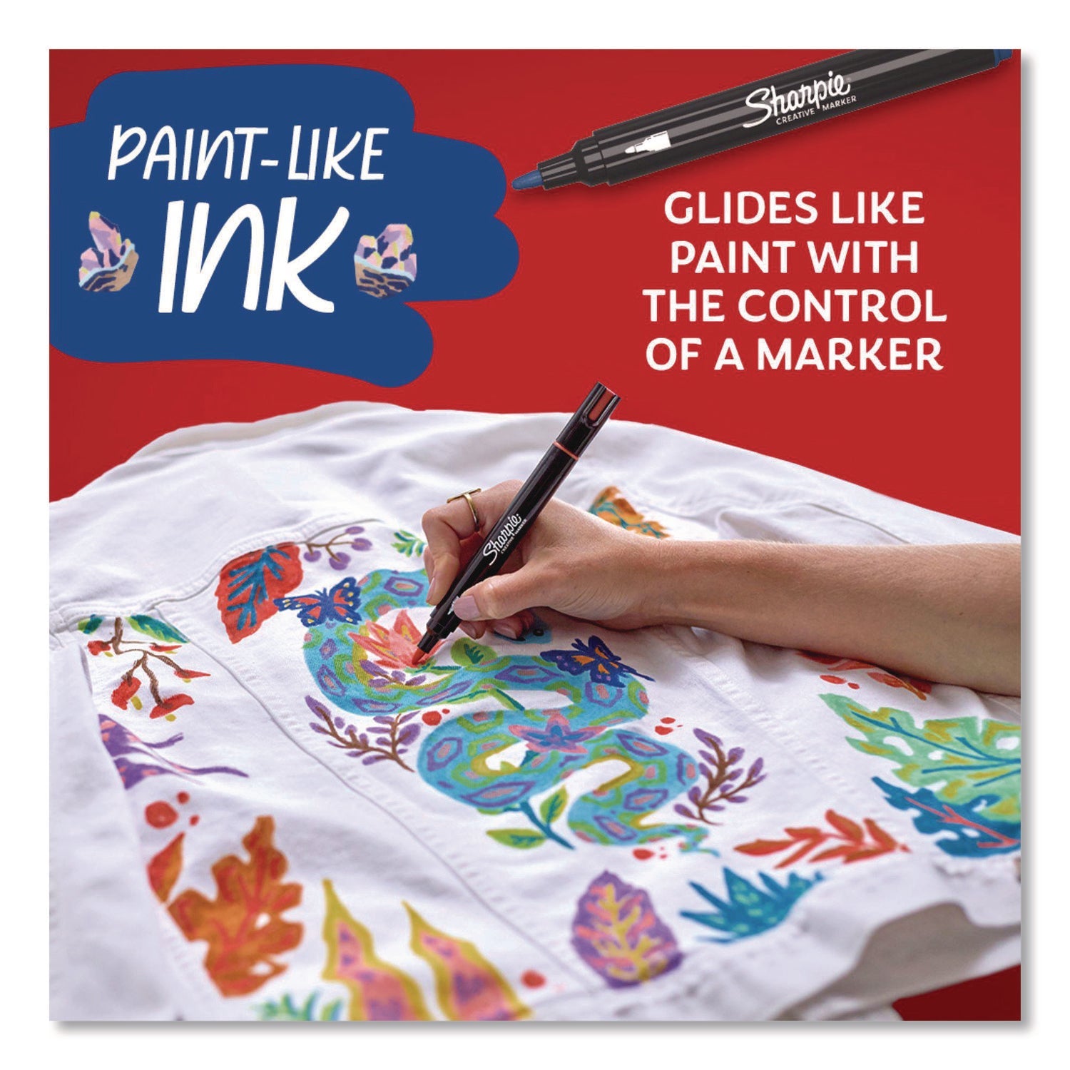 Sharpie® Creative Markers, Bullet Tip, Assorted Earth Tones, 12/Pack - Bloom Skins