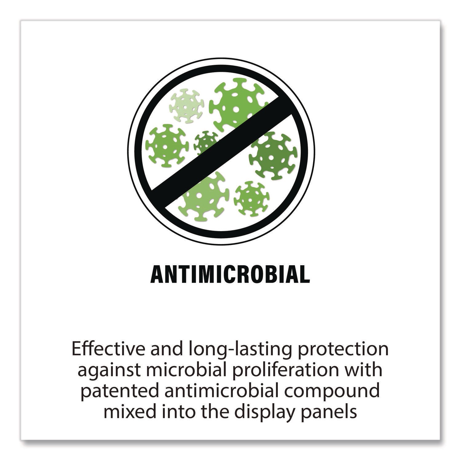 djois® by Tarifold Antimicrobial Pivoting Pockets, 1 Section, Black, 10/Pack - Bloom Skins