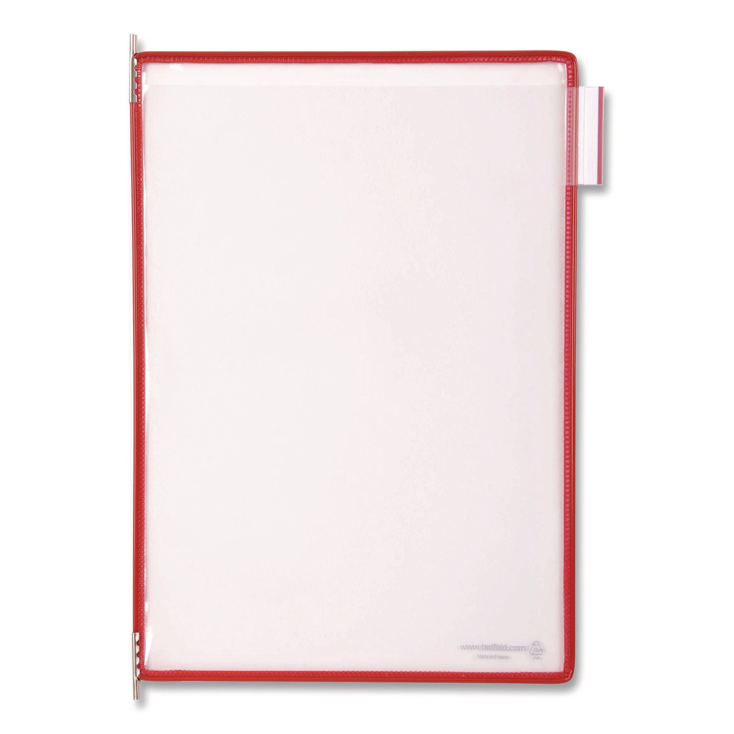 djois® by Tarifold Pivoting Pockets, 1 Section, Red, 10/Pack - Bloom Skins
