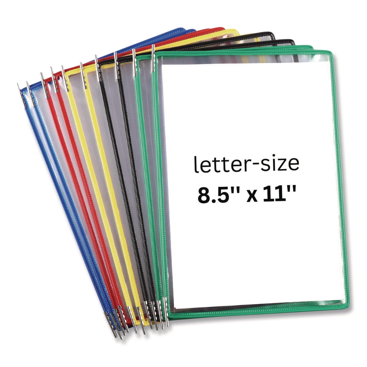 djois® by Tarifold Desktop Reference and Display System, 60 Panels with Assorted Borders, White Base - Bloom Skins