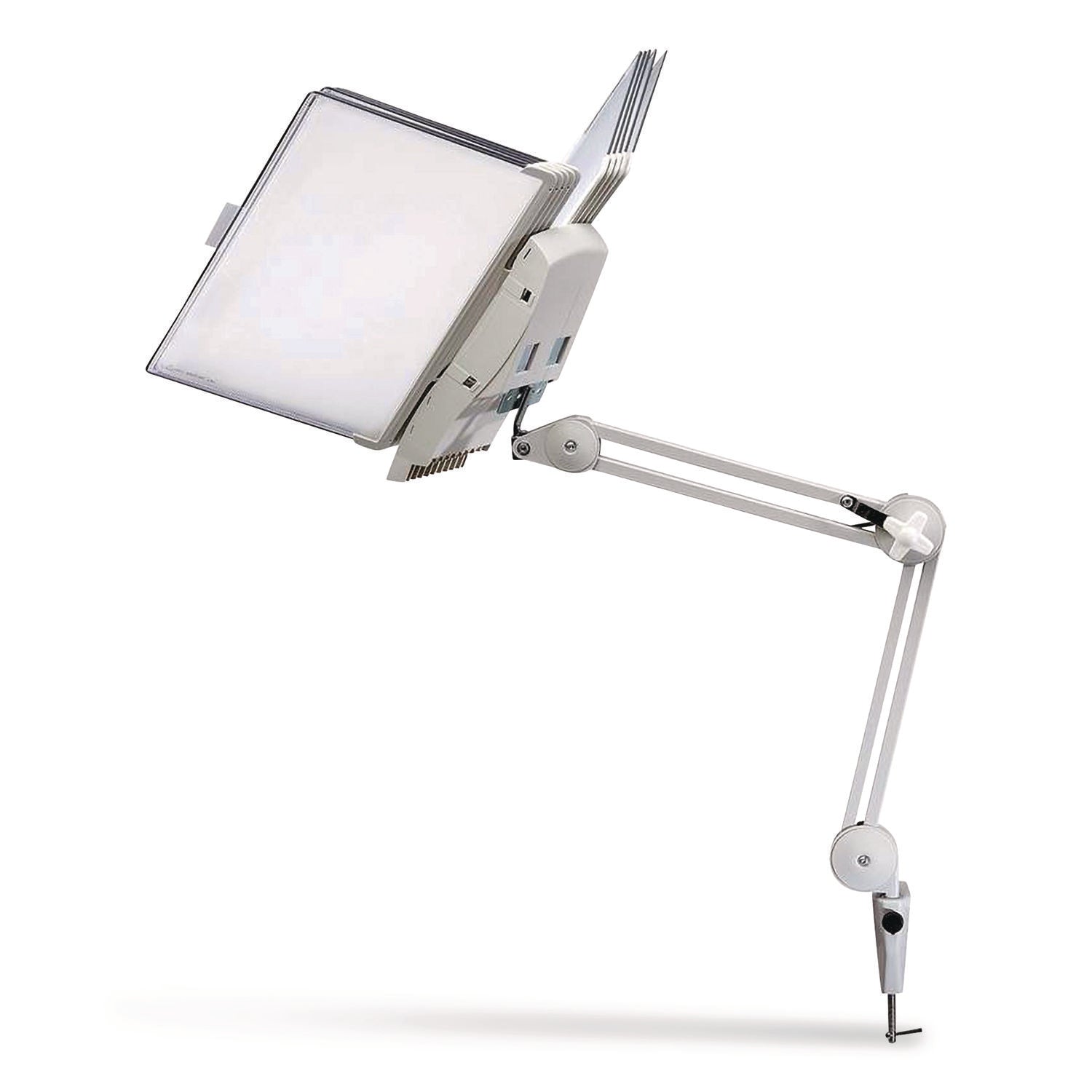 djois® by Tarifold Desktop Reference System Mounting Arm, White - Bloom Skins