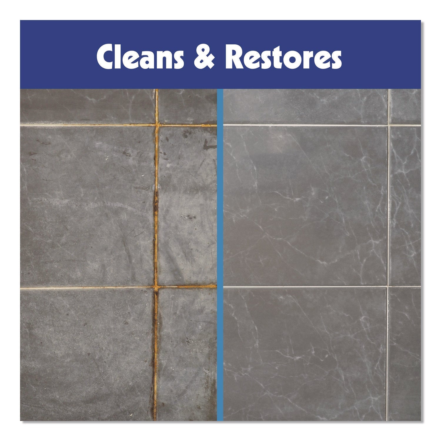 Pumie® Tile and Concrete Cleaner, 6 x 1.5, Gray, 12/Carton