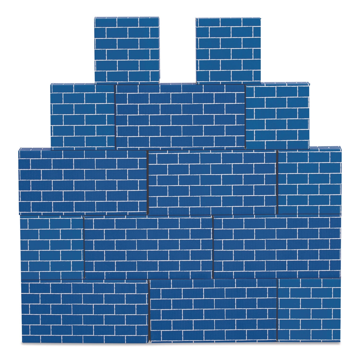 Bankers Box® At Play Cardboard Building Block, Corrugated Board, Assorted, 40/Pack - Bloom Skins