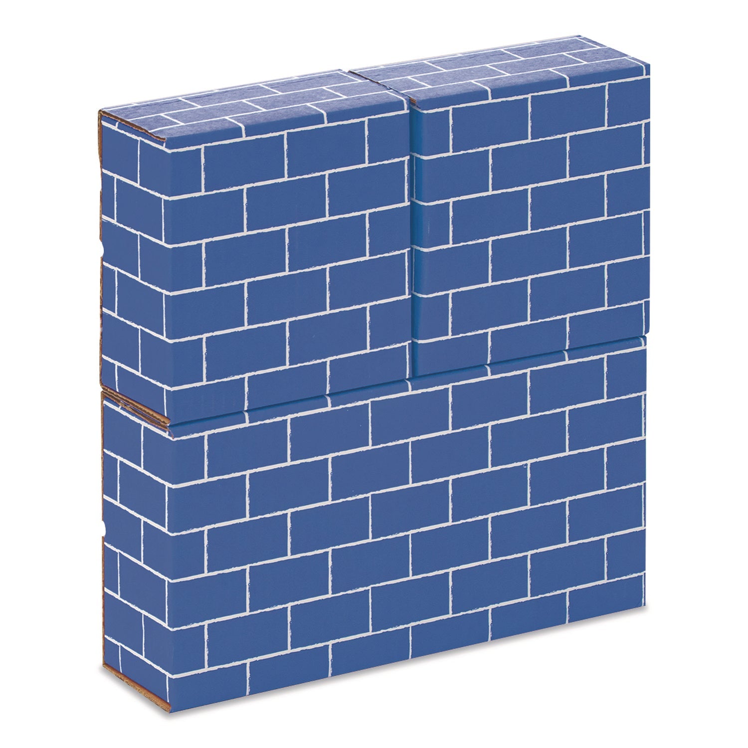 Bankers Box® At Play Cardboard Building Block, 32-ECT Corrugated Board, Assorted, 20/Pack - Bloom Skins