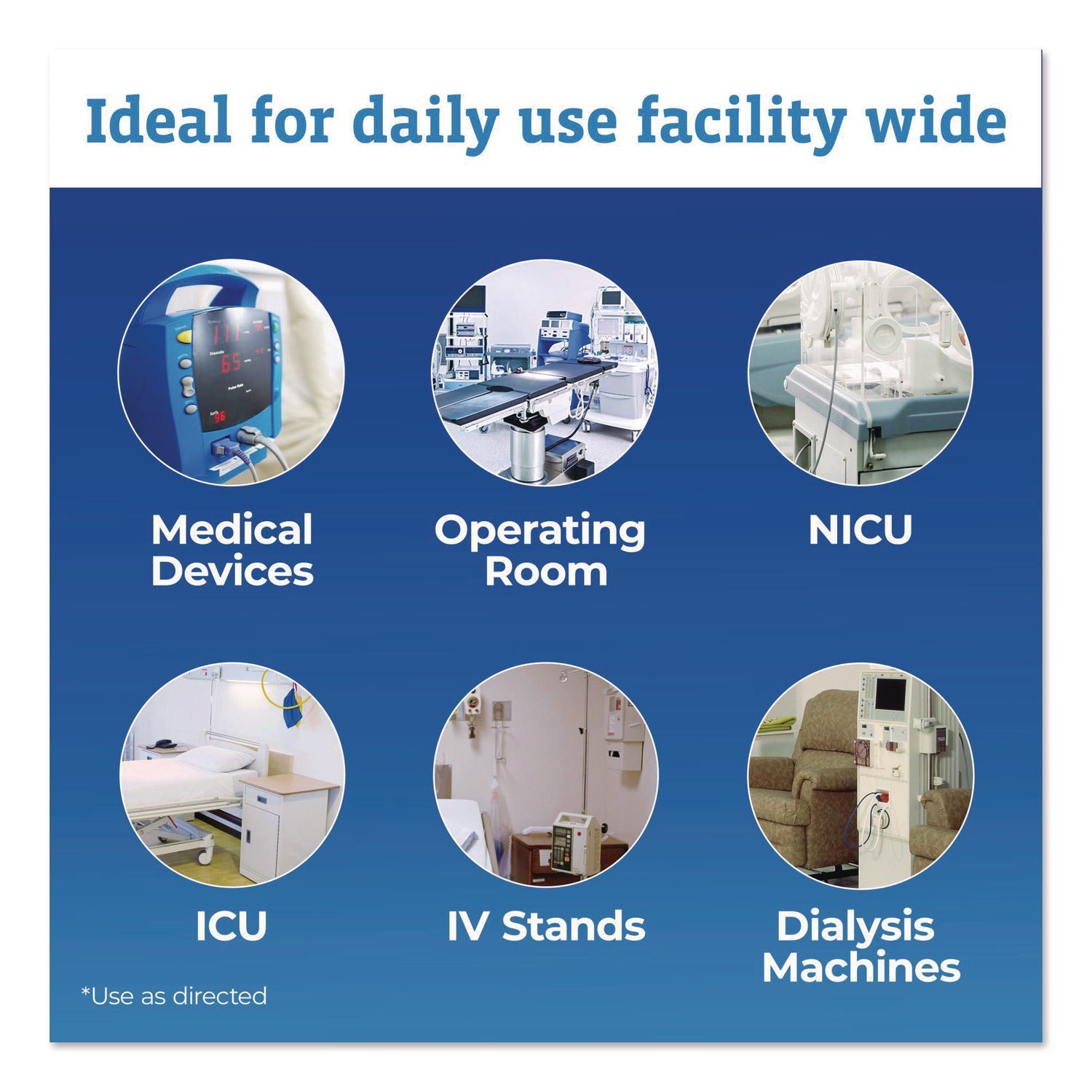 Clorox Healthcare® Hydrogen Peroxide Cleaner Disinfectant Wipes, 6.75 x 9, White, 95/Canister