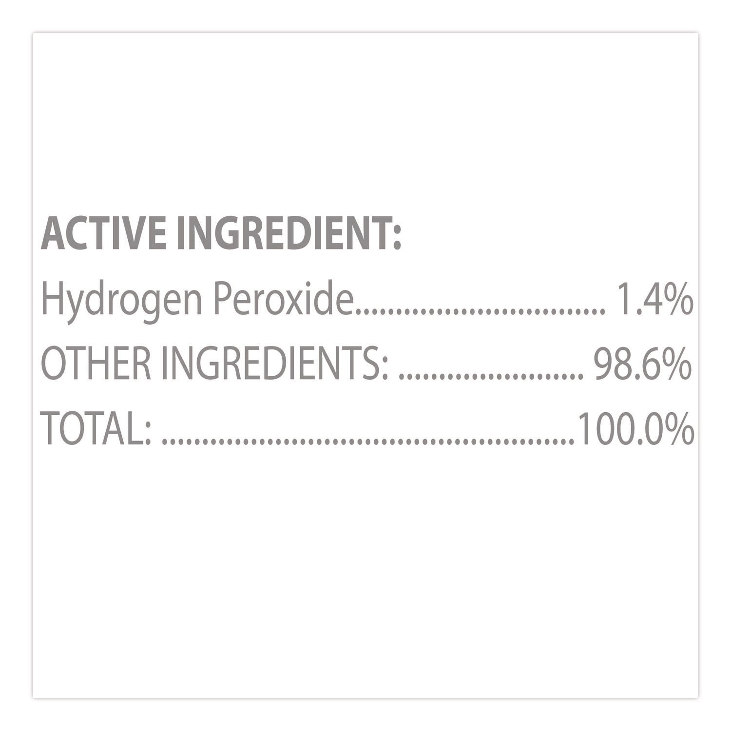 Clorox Healthcare® Hydrogen Peroxide Cleaner Disinfectant Wipes, 6.75 x 9, White, 95/Canister