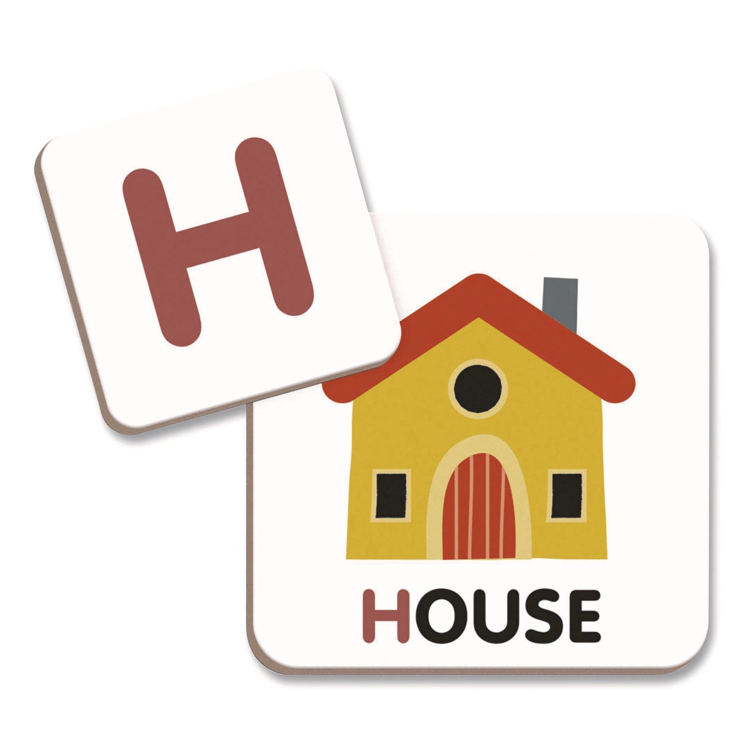 Janod® Magneti'books, Alphabet, 142 Pieces (26 Cards, 116 Magnetic Shapes), Ages 3 to 8 - Bloom Skins