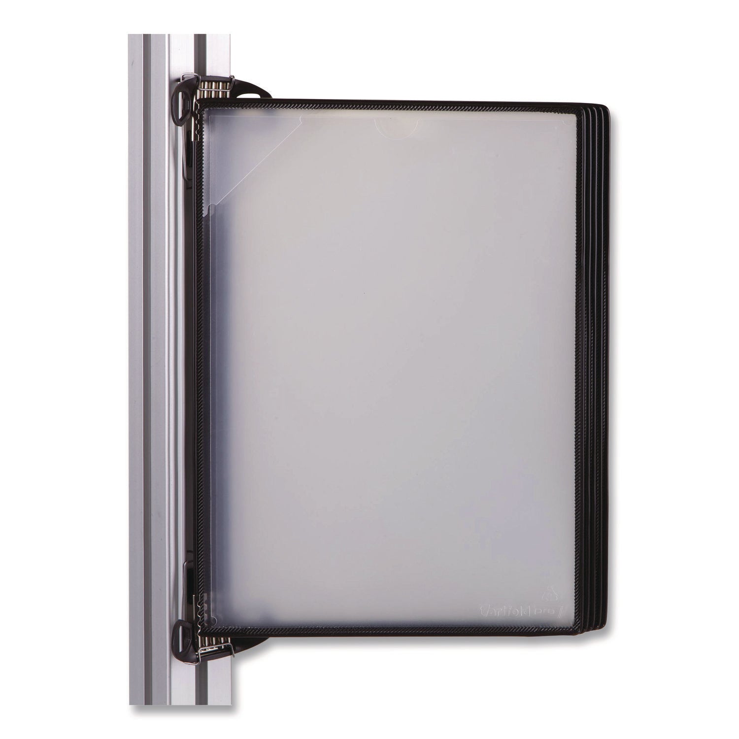 djois® by Tarifold PRO Series Magnetic Wall Reference System, 5 Panels with Black Borders, Black Base - Bloom Skins