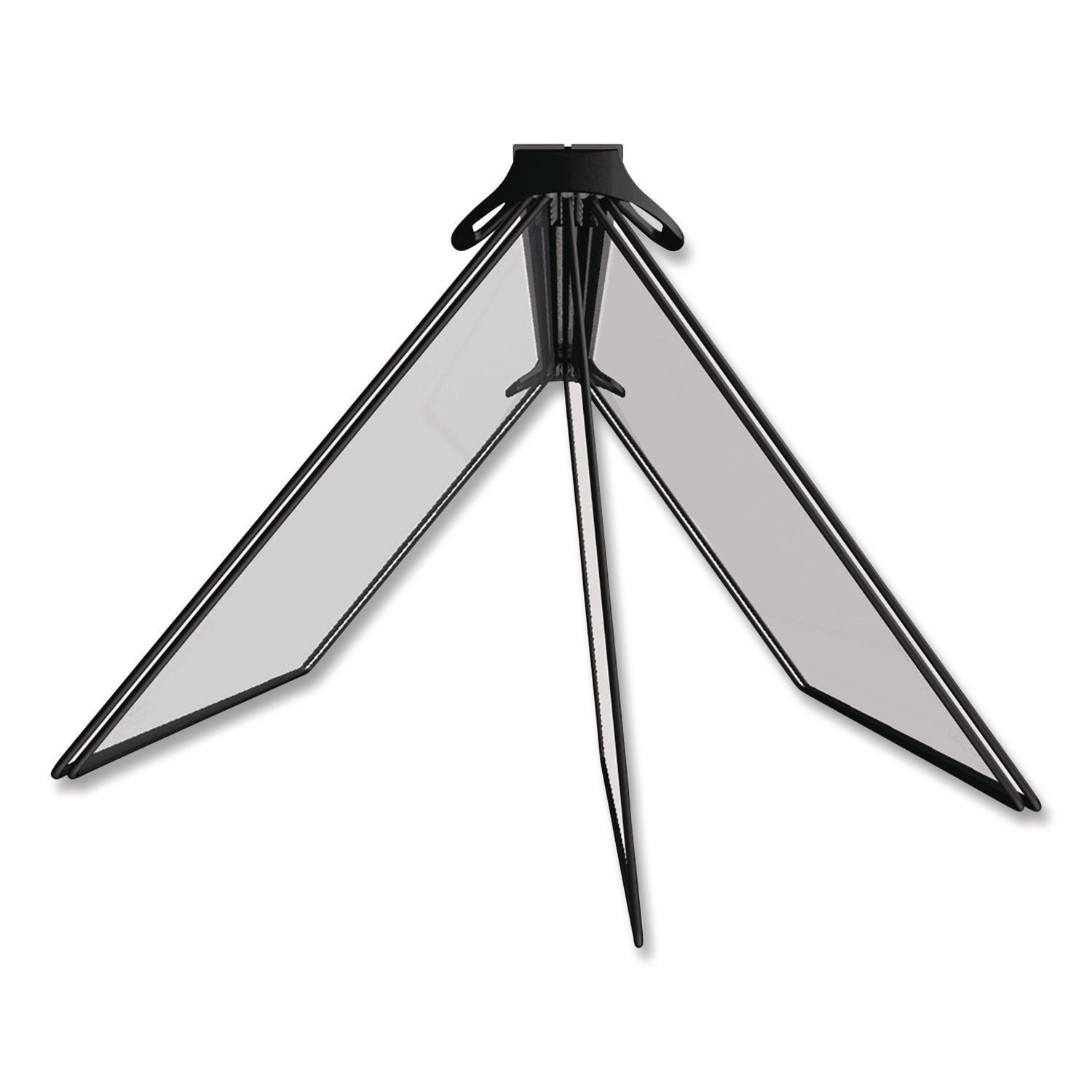 djois® by Tarifold PRO Series Magnetic Wall Reference System, 5 Panels with Black Borders, Black Base - Bloom Skins