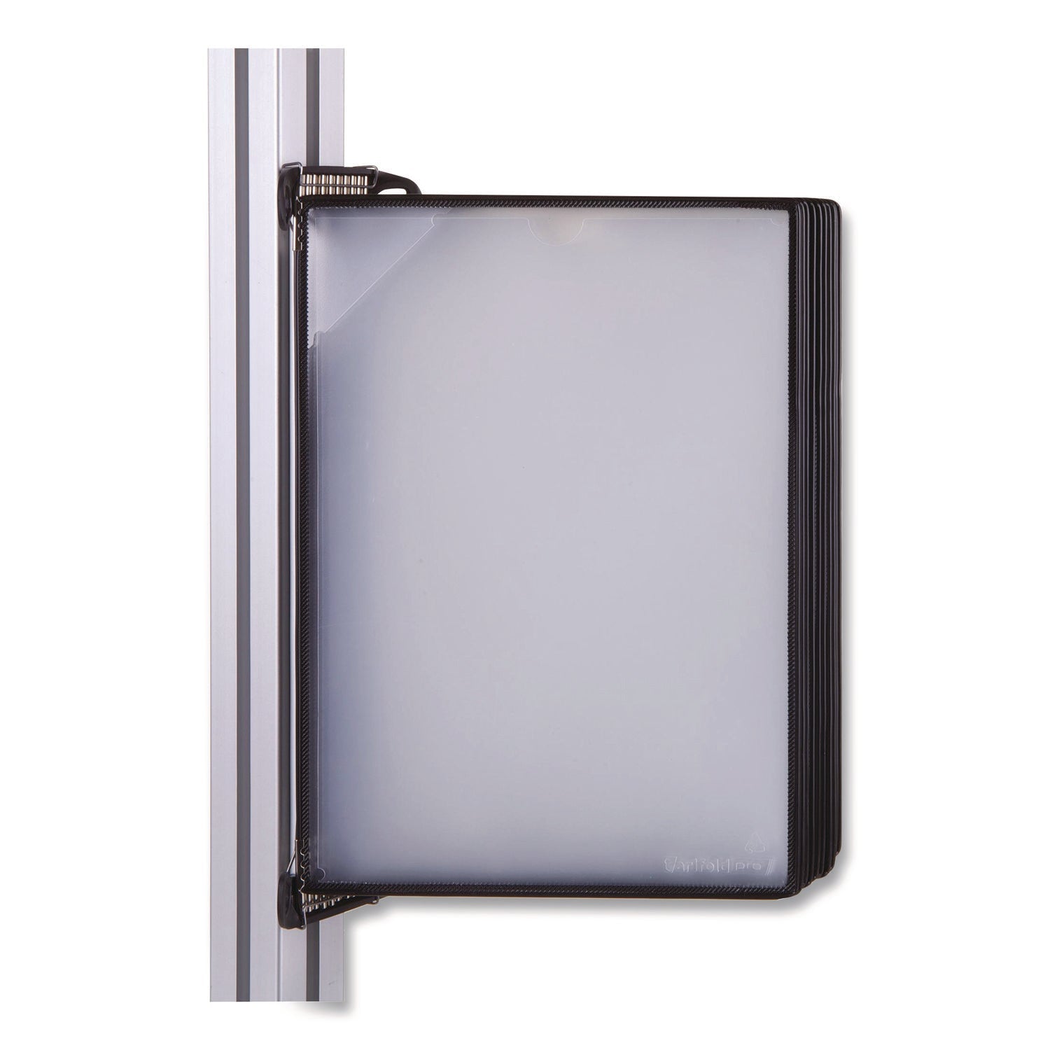 djois® by Tarifold PRO Series Magnetic Wall Reference System, 10 Panels with Black Borders, Black Base - Bloom Skins