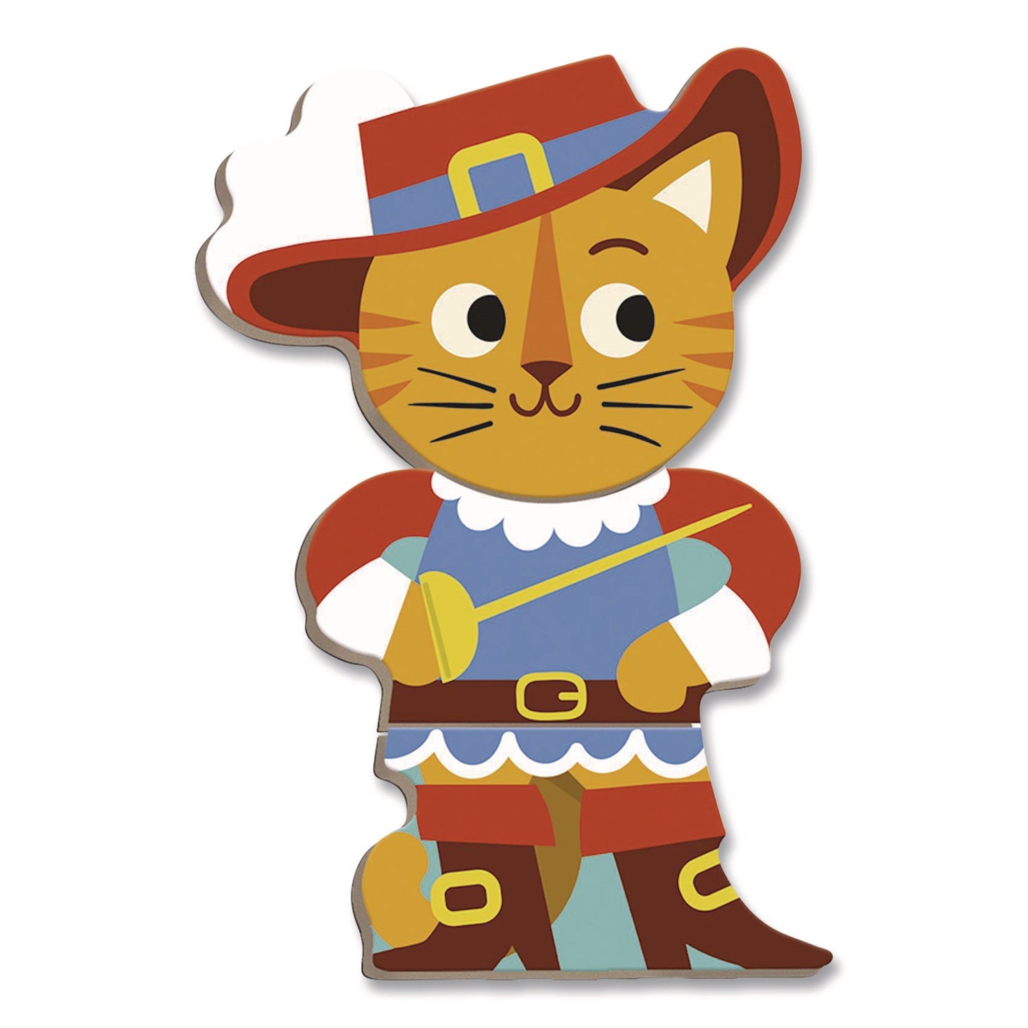 Janod® Magneti'books, Fairy Tales, 40 Pieces (10 Cards, 30 Magnetic Shapes), Ages 3 to 8 - Bloom Skins