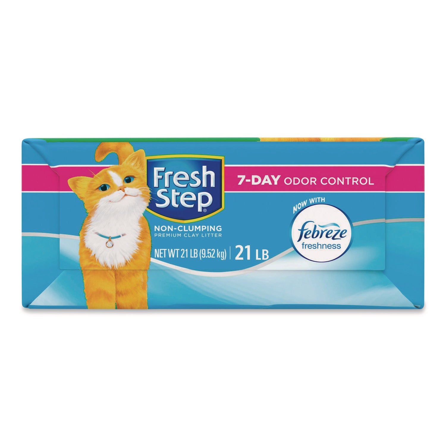 Fresh Step® Non-Clumping Premium Cat Litter with Febreze Freshness, Scented, 21 lbs