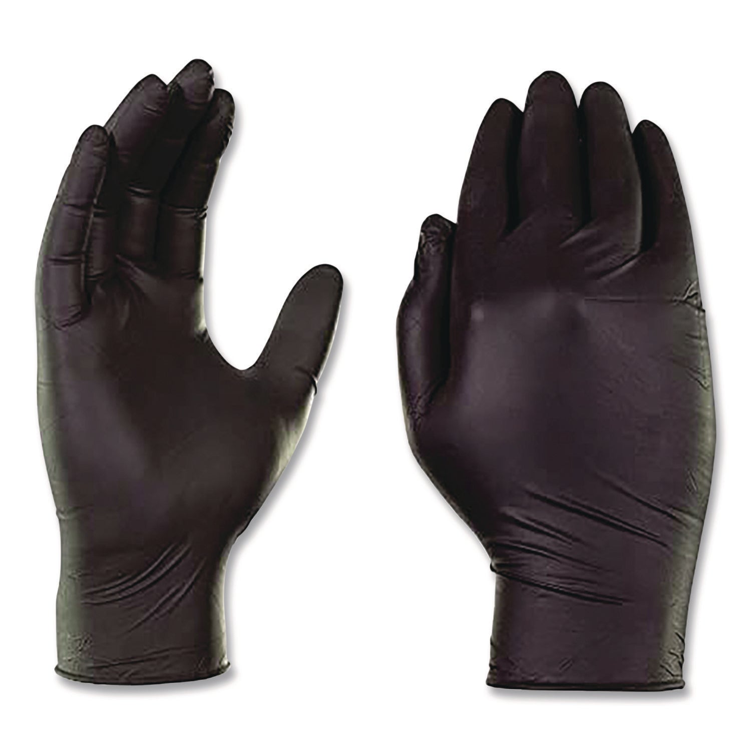 AMMEX® Professional Nitrile Exam Gloves, Powder-Free, Small, Black, 100/Box