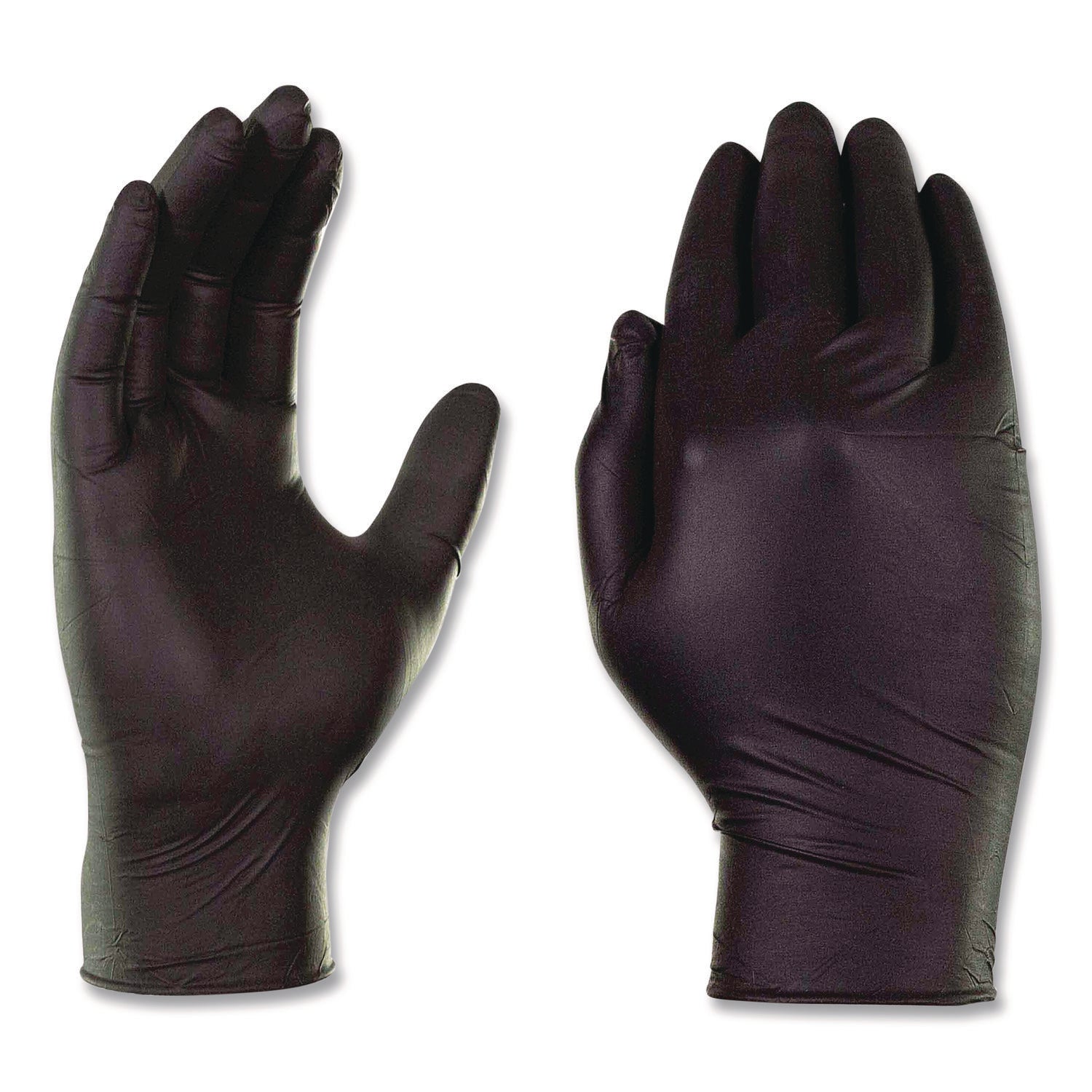 X3® by AMMEX® Industrial Nitrile Gloves, 2X-Large, Black, 100/Box