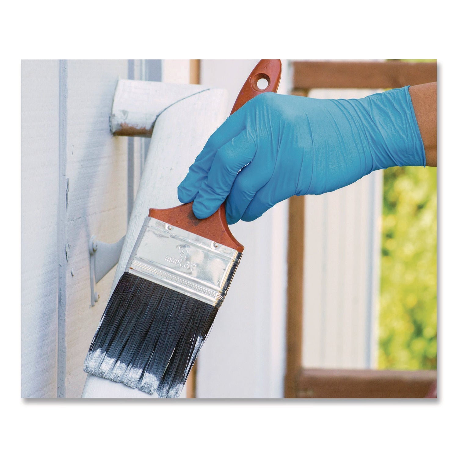 X3® by AMMEX® Industrial Nitrile Gloves, Large, Blue, 100/Box