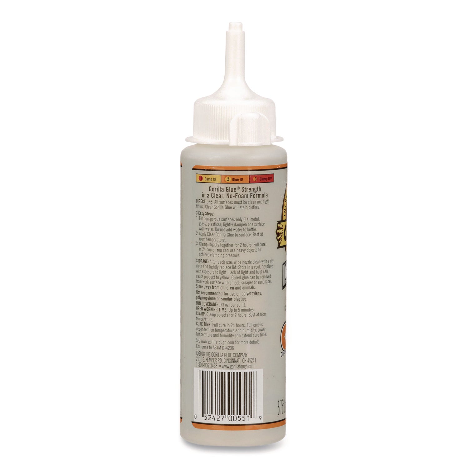 Gorilla® Clear Gorilla Glue, 5.75 oz, Dries Clear - Bloom Skins