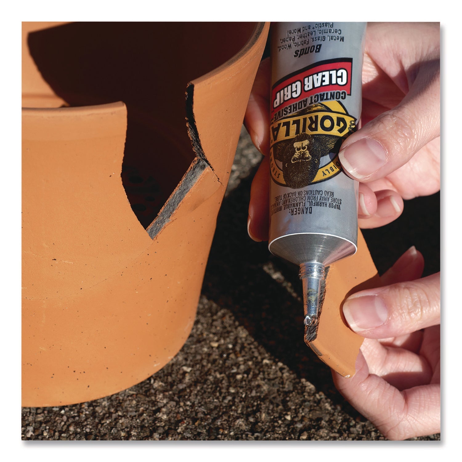 Gorilla® Clear Grip Contact Adhesive, 3 oz Tube, Dries Clear - Bloom Skins