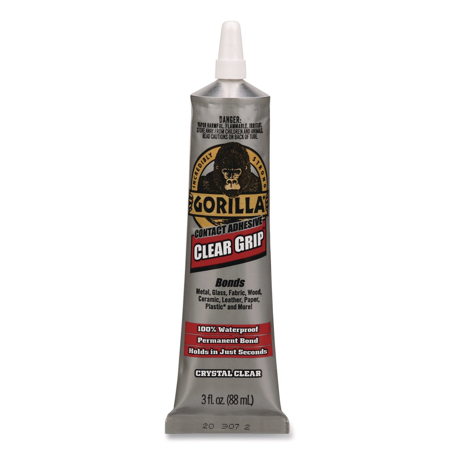Gorilla® Clear Grip Contact Adhesive, 3 oz Tube, Dries Clear - Bloom Skins