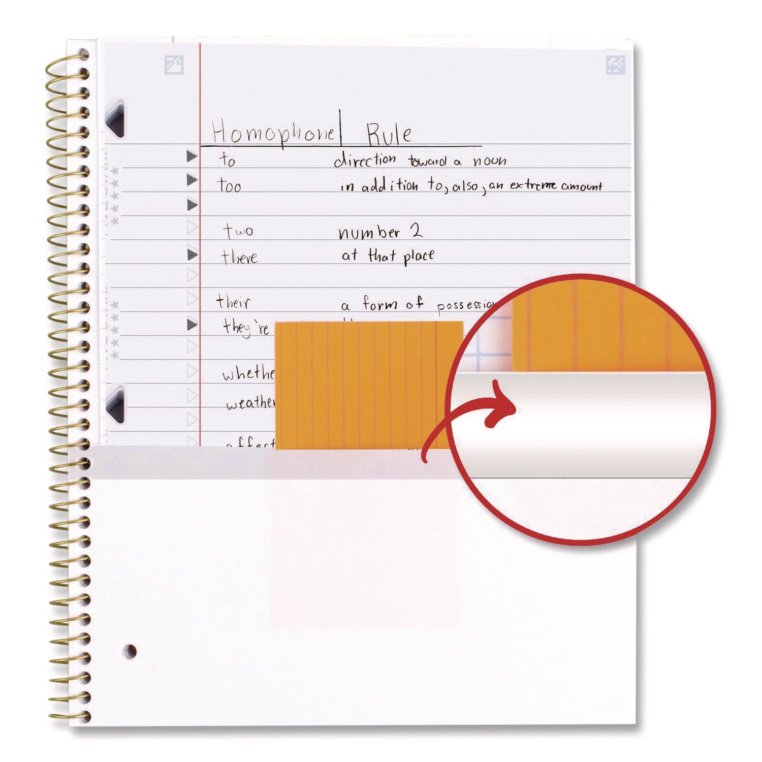 Five Star® Brushy Moves Spiral Notebook, 1-Subject, Medium/College Rule, Assorted Cover Colors, (80) 11 x 8.5 Sheets, 2/Pack - Bloom Skins