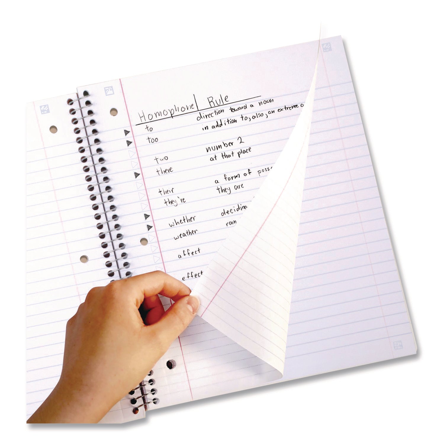 Five Star® Brushy Moves Spiral Notebook, 1-Subject, Medium/College Rule, Assorted Cover Colors, (80) 11 x 8.5 Sheets, 2/Pack - Bloom Skins