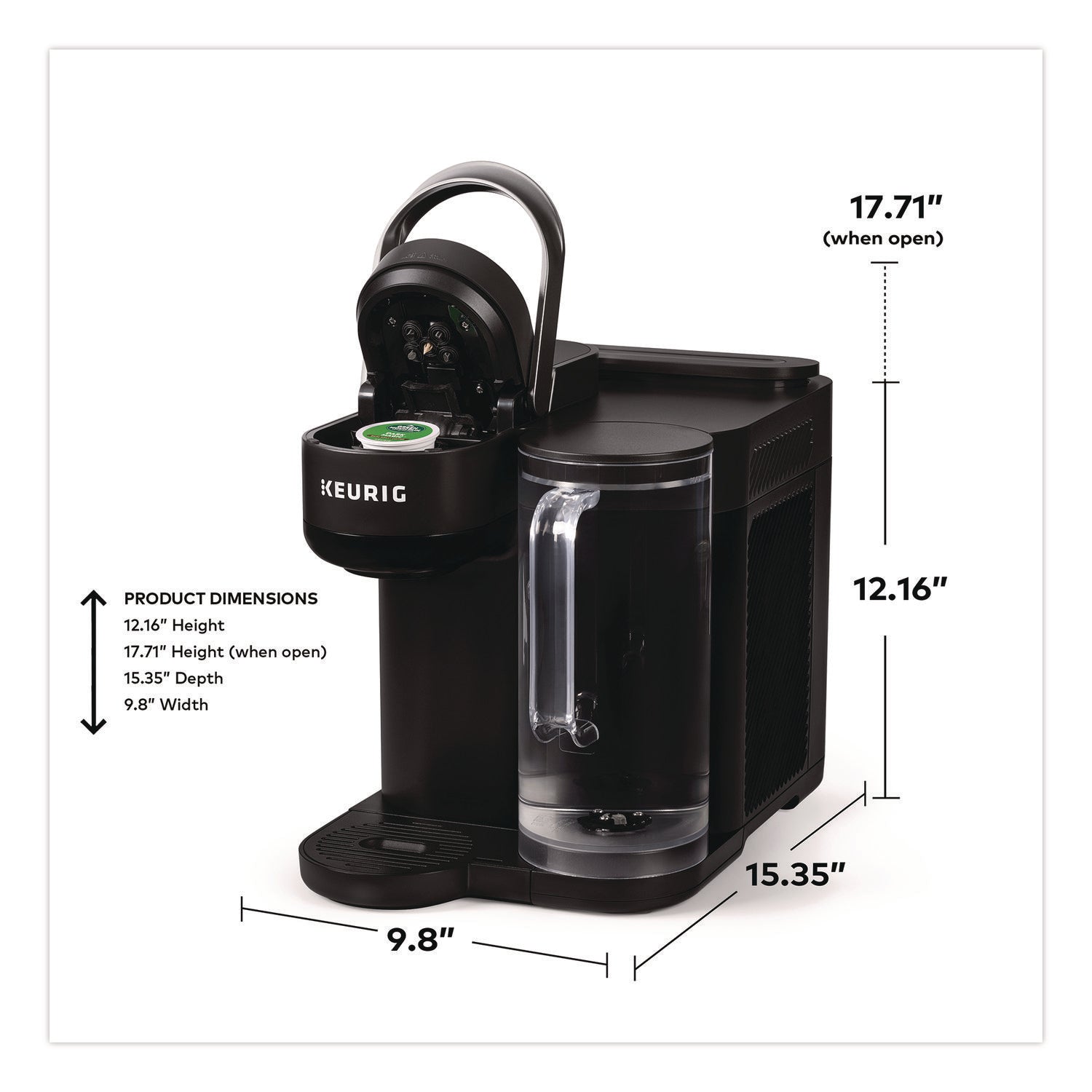 Keurig® K-Brew + Chill Single Serve Coffee Maker, Black