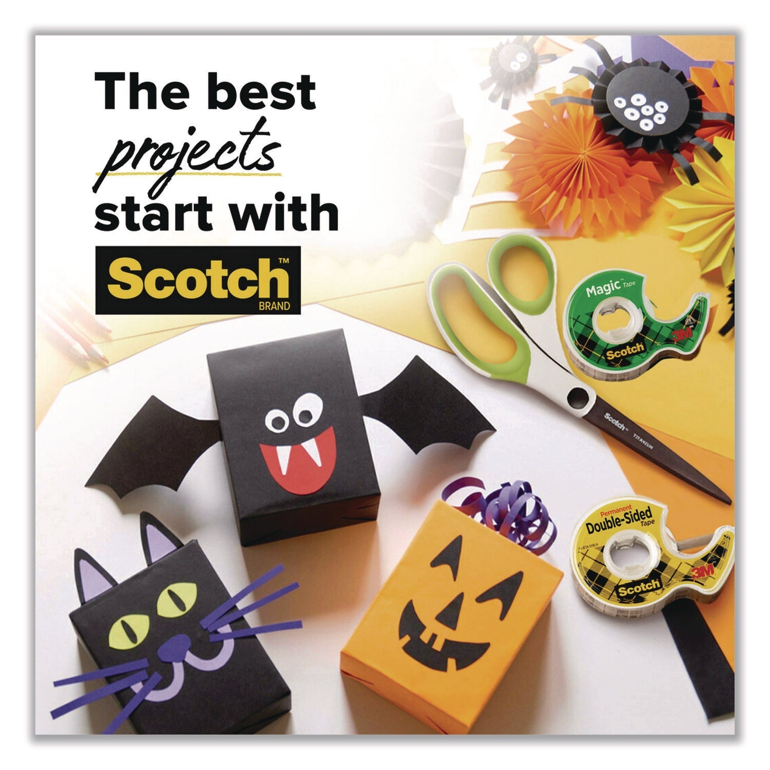 Scotch® Magic Tape in Handheld Dispenser, 1" Core, 0.75" x 24.9 ft., Clear, 2/Pack