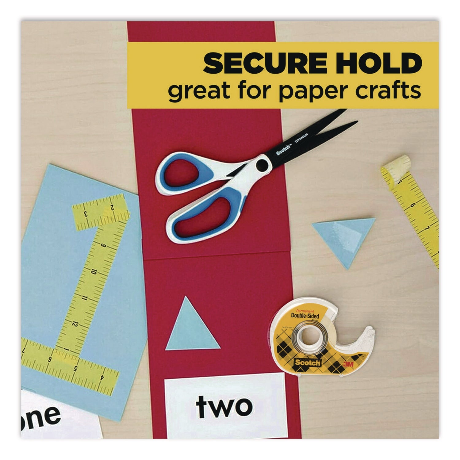 Scotch® Double-Sided Permanent Tape in Handheld Dispenser, 1" Core, 0.5" x 500", 6/Pack - Bloom Skins