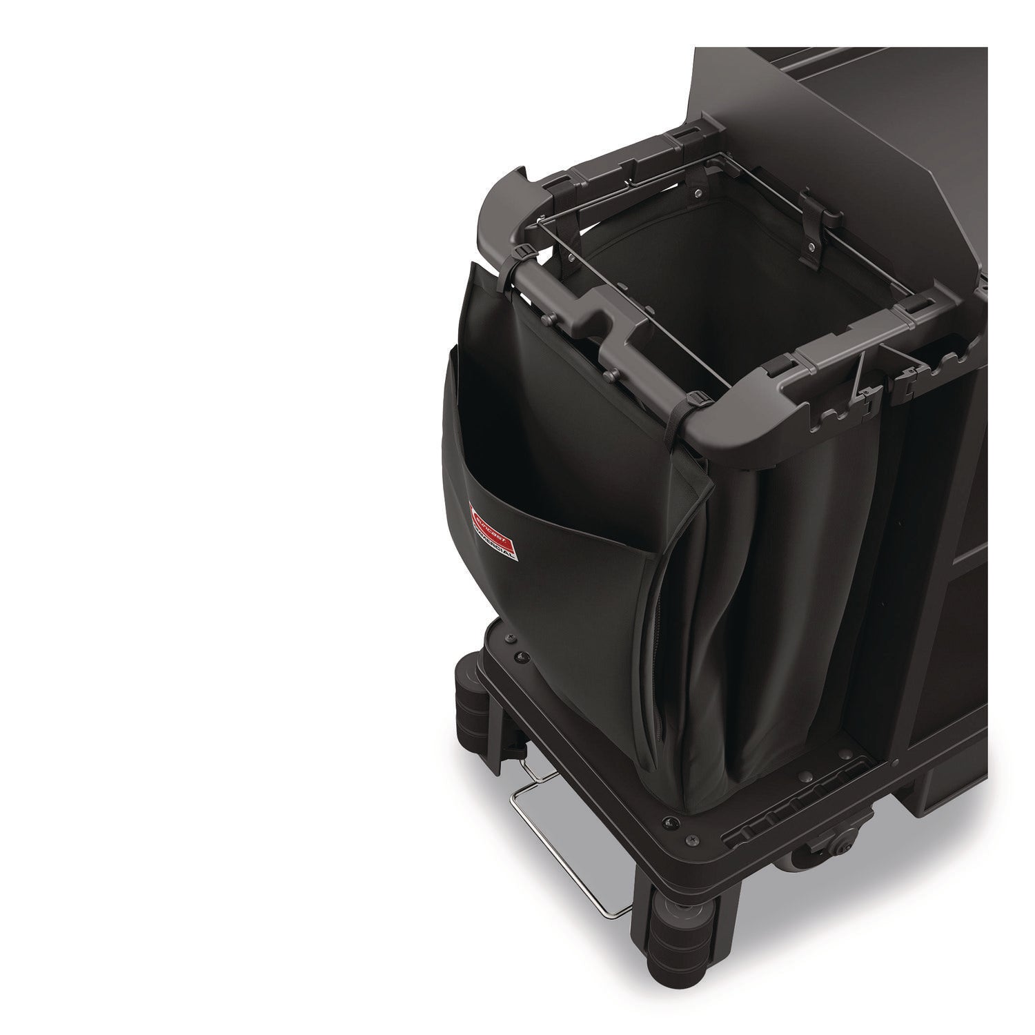 Suncast Commercial® Amenity Bag for Suncast Commercial Full-Size and Compact-Size Housekeeping Carts, 2 gal, 19.5" x 1.51" x 21.36", Black - Bloom Skins