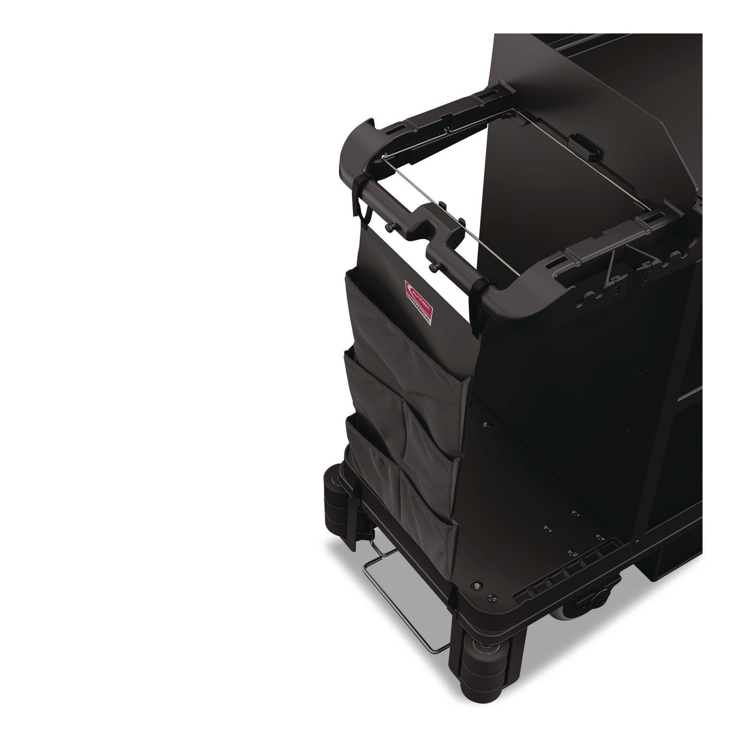 Suncast Commercial® Linen Strap Bag for Suncast Commercial Full-Size and Compact Housekeeping Carts, 16.25" x 1" x 31.75", Black - Bloom Skins