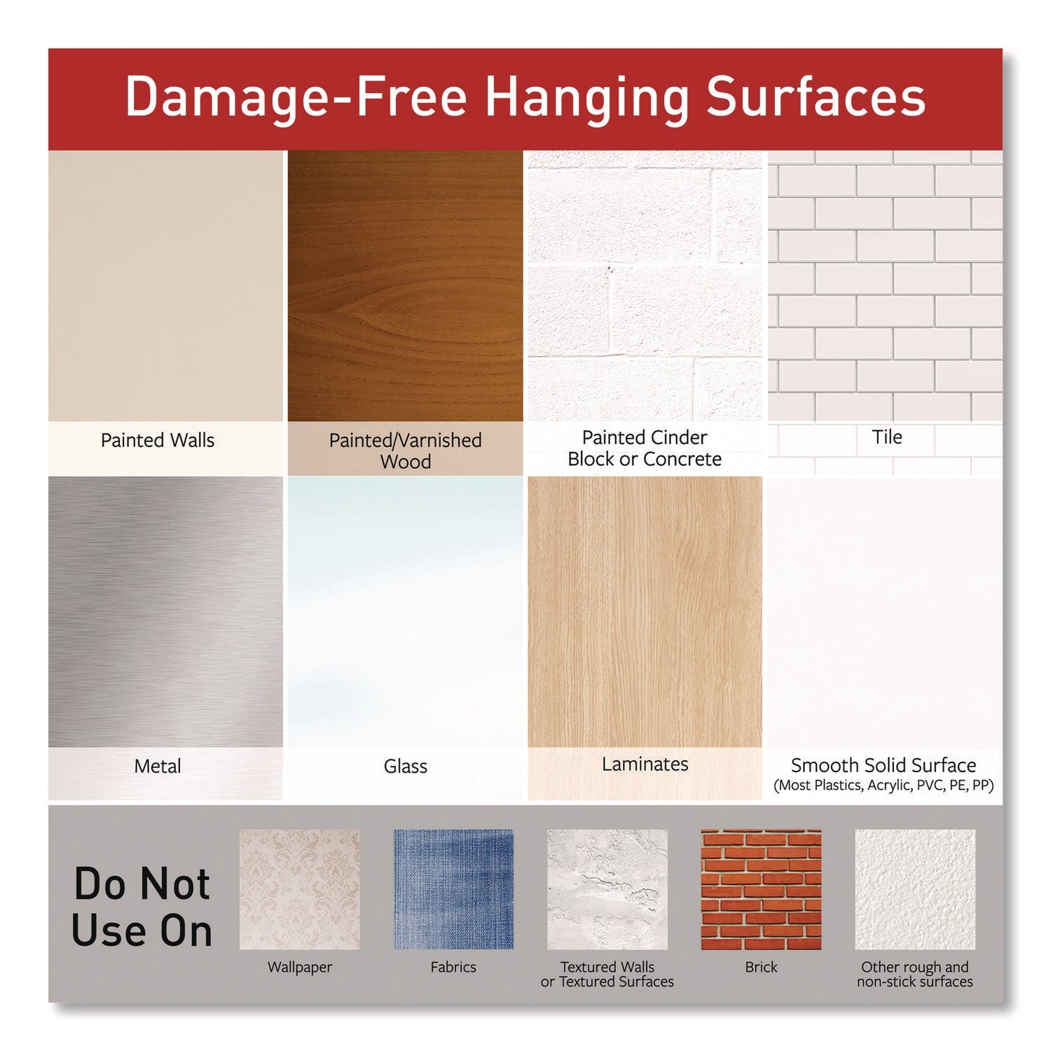 Command™ General Purpose Wire Hooks, Medium, Metal, White, 2 lb Capacity, 16 Hooks and 20 Strips/Pack - Bloom Skins