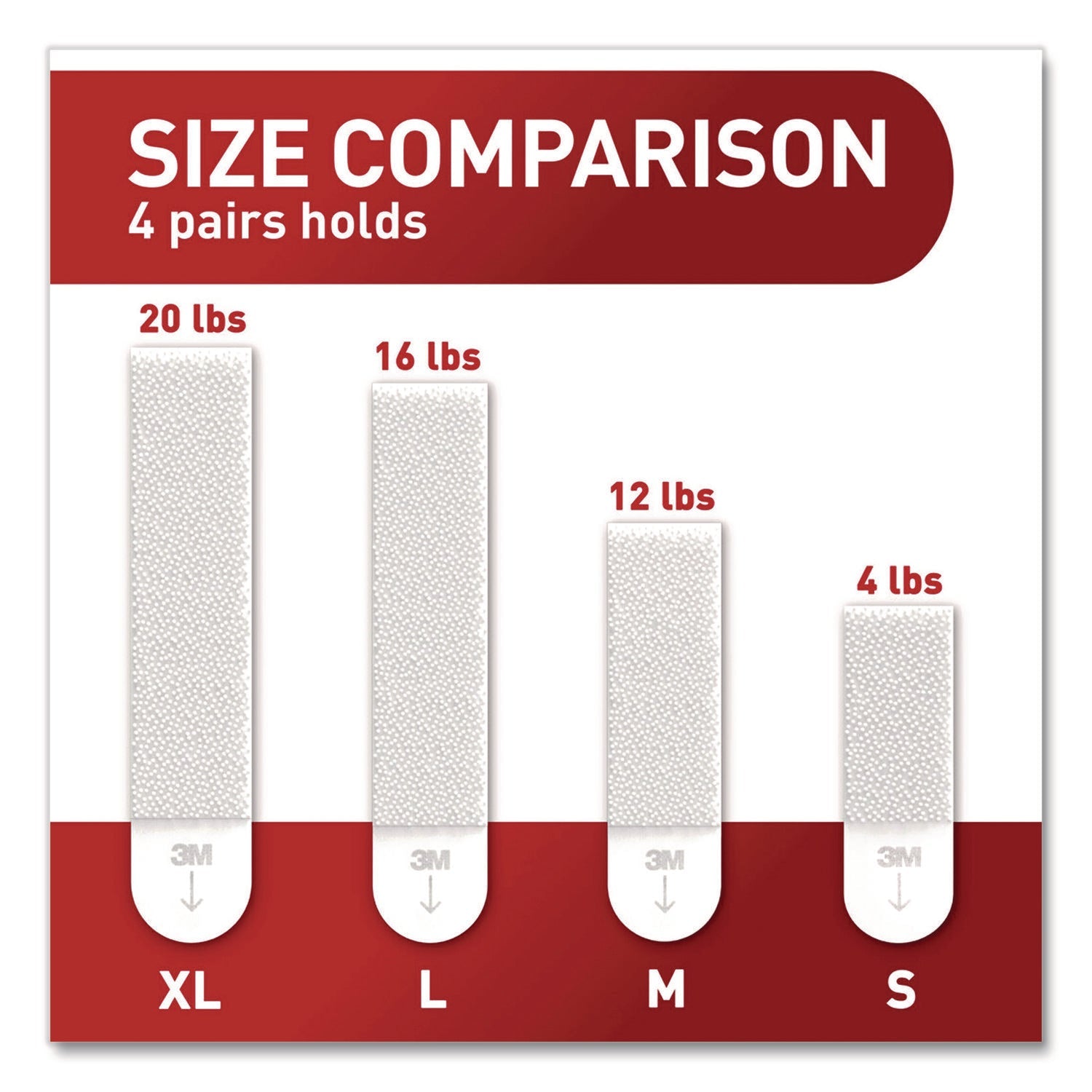 Command™ Picture Hanging Strips, X-Large, Removable, Holds up to 20 lbs per 4 Strips, White, 16 Pairs/Pack - Bloom Skins