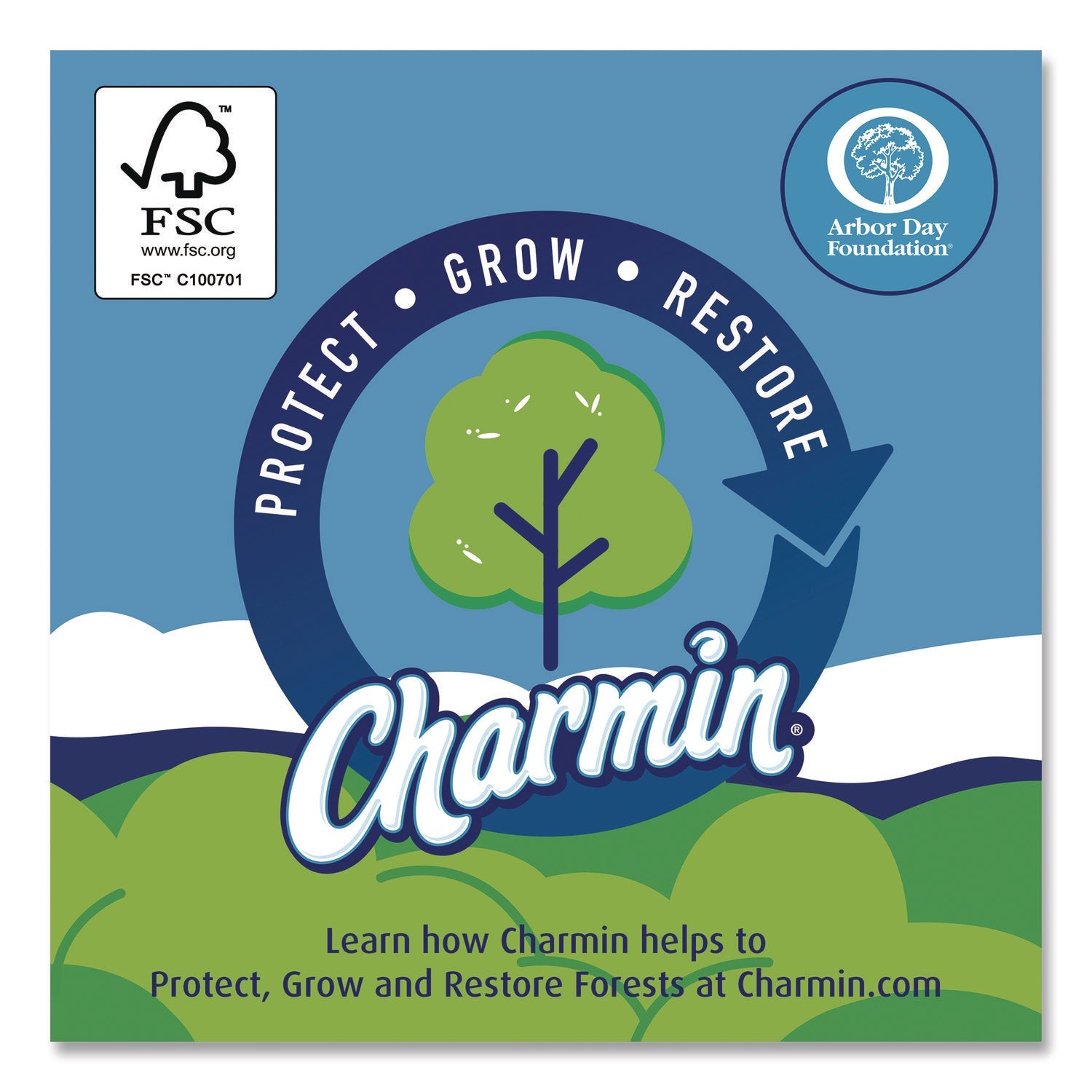 Charmin® Essentials Soft Bathroom Tissue, Septic Safe, 2-Ply, White, 330 Sheets/Roll, 9 Rolls/Pack, 4 Packs/Carton